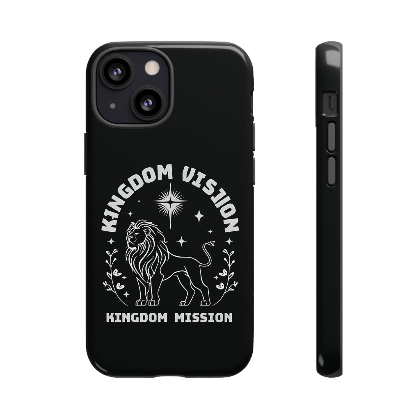 Kingdom Vision Phone Case - Inspirational Lion Design for iPhone 12 to iPhone 16