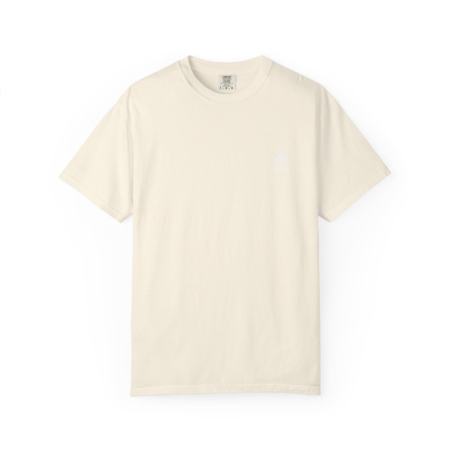 GVA Alpha Presence Unisex T-Shirt – Soft Garment-Dyed Cotton Tee for Festivals, Chill Days, Gifts, and Summer Vibes