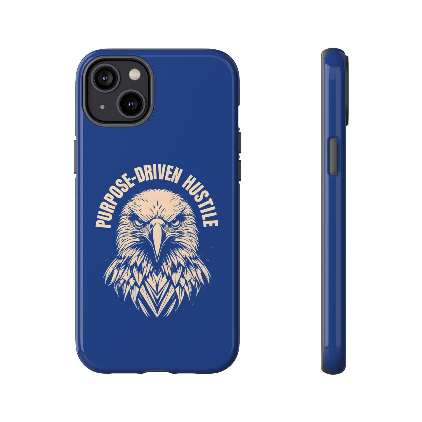 Purpose-Driven Hustle Phone Case - Eagle Design for iPhone 12 to iPhone 16