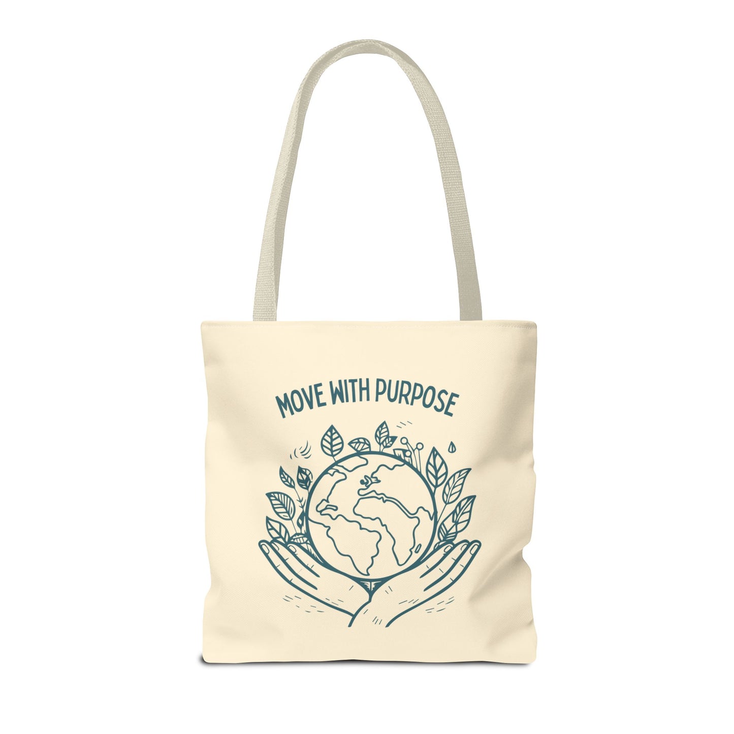 Move with Purpose Durable Everyday Tote Bag – Spacious, Lightweight & Versatile Carryall