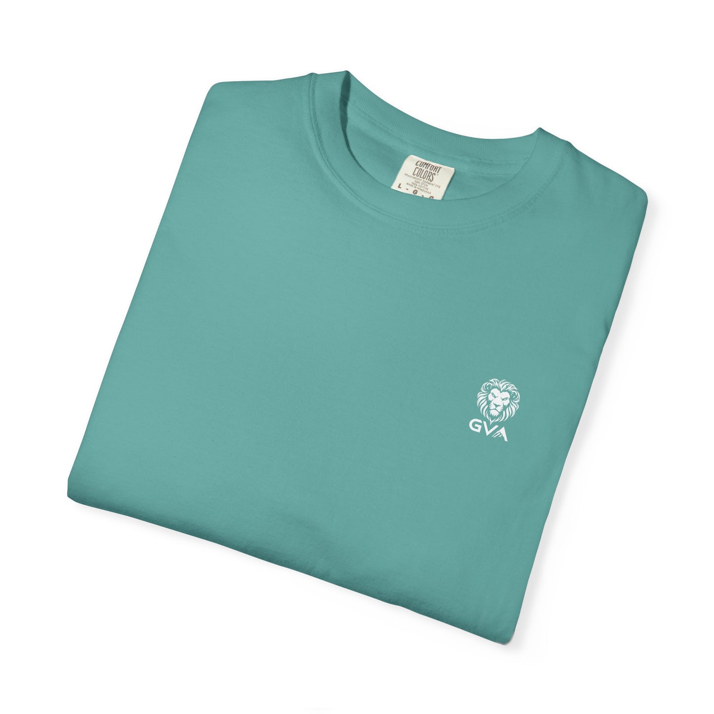 GVA Alpha Presence Unisex Garment-Dyed T-Shirt – Casual Everyday Fit, Streetwear Vibes, Gift for Him or Her, Soft Cotton