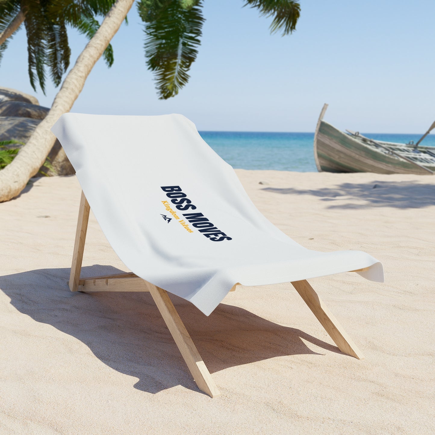 Boss Moves Beach Towel – Soft & Absorbent Towel for Pool, Travel, and Outdoor Use