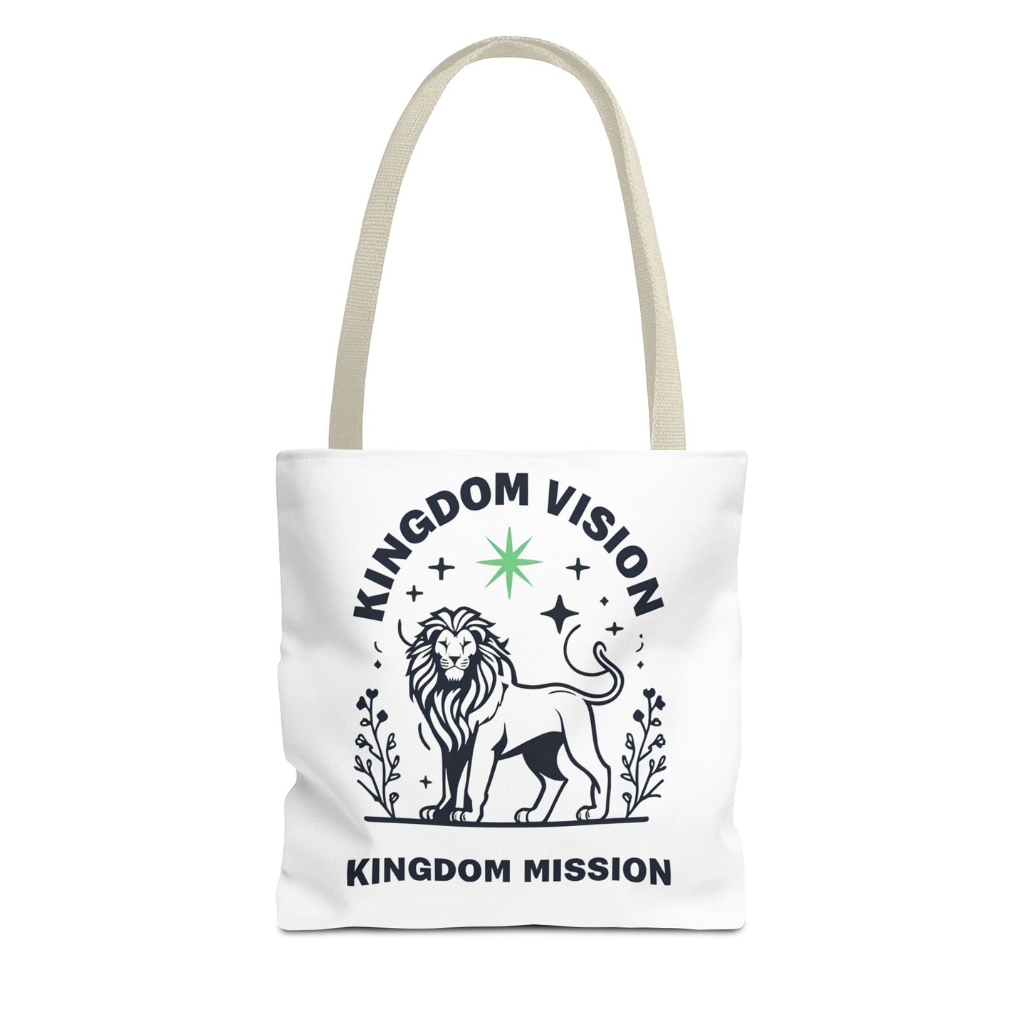 Kingdom Vision Lion Tote Bag β Durable Canvas Bag with Bold & Empowering Design
