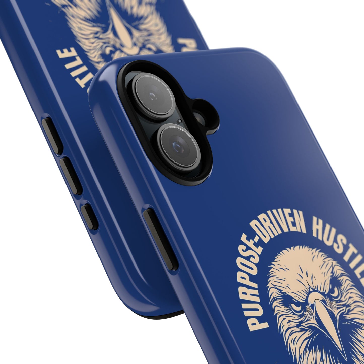 Purpose-Driven Hustle Phone Case - Eagle Design for iPhone 12 to iPhone 16