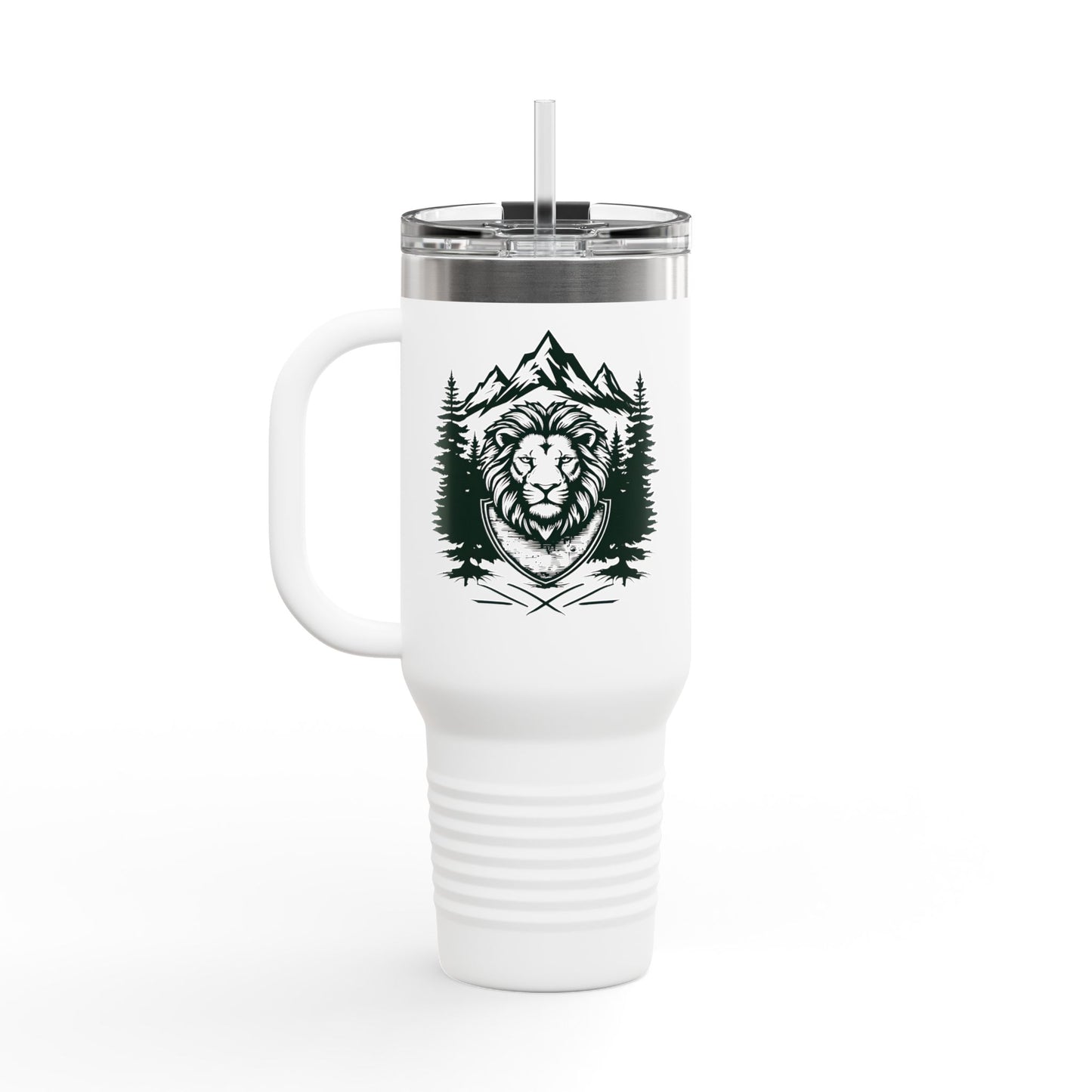 Royal Lion 40oz Insulated Travel Mug – Stainless Steel, Double-Wall, Leak-Proof with Handle