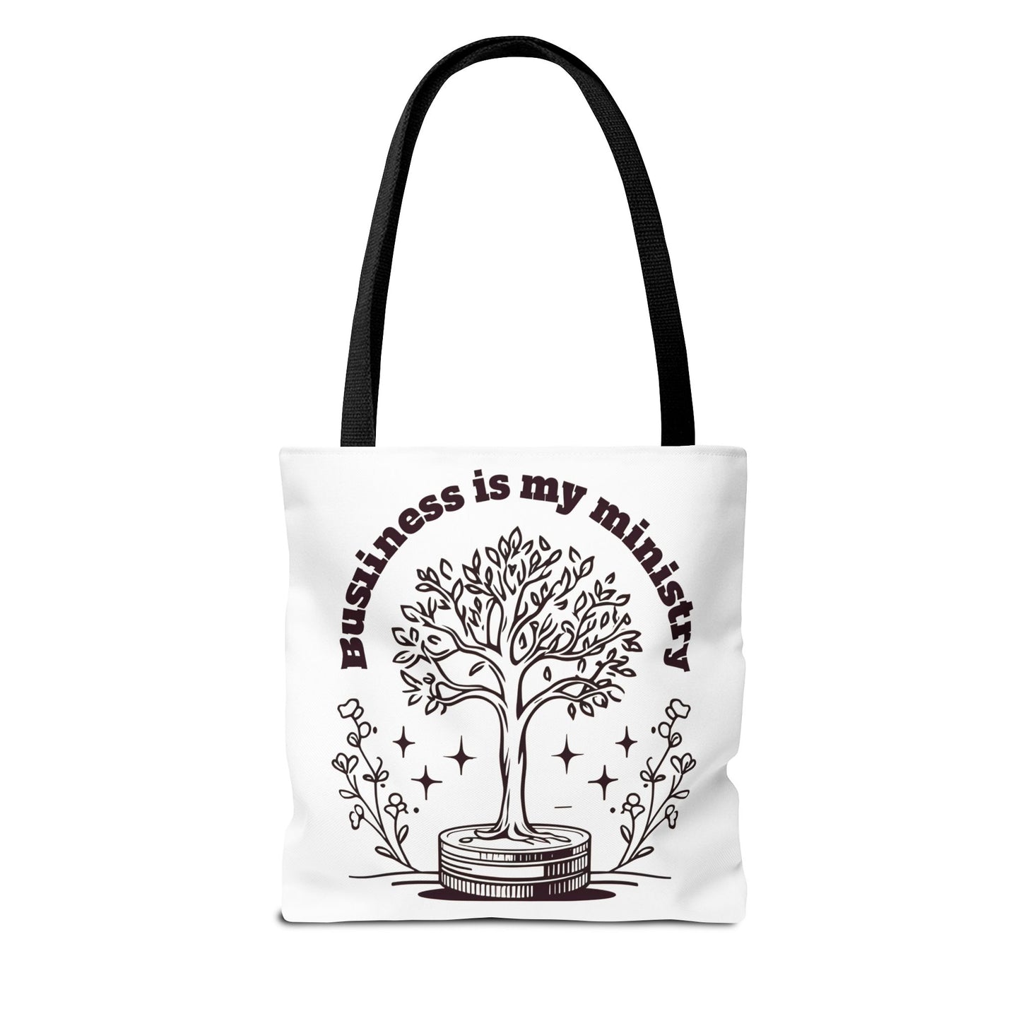 Business is My Ministry Tote Bag β Durable Canvas Bag with Faithful Entrepreneurship Design for Everyday Use