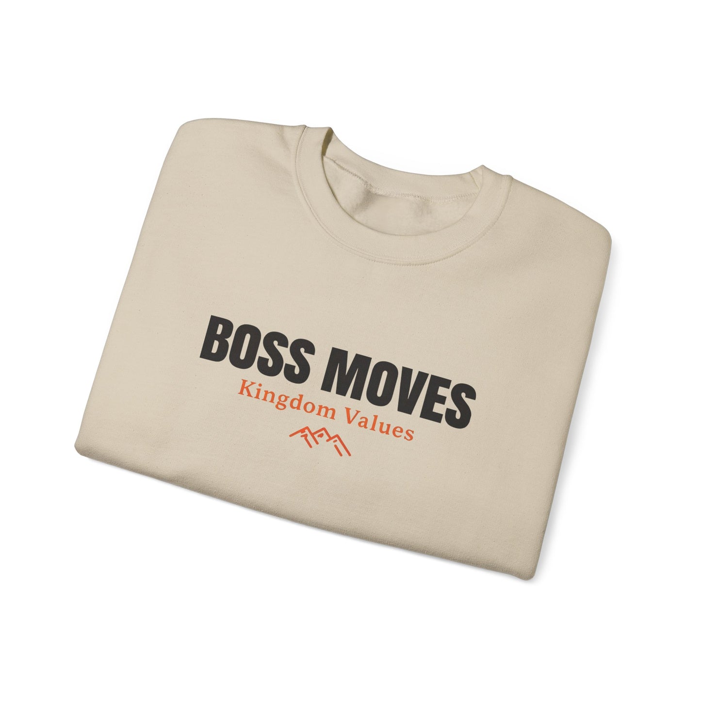 Boss Moves Crewneck Sweatshirt – Soft & Cozy Unisex Pullover for Casual & Streetwear Style