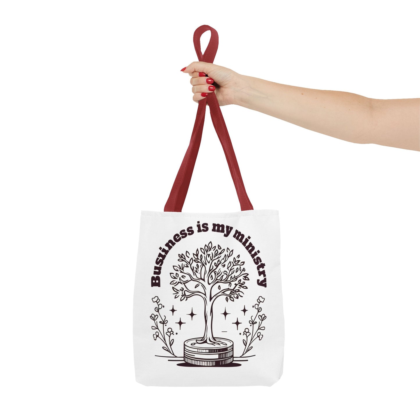 Business is My Ministry Tote Bag β Durable Canvas Bag with Faithful Entrepreneurship Design for Everyday Use