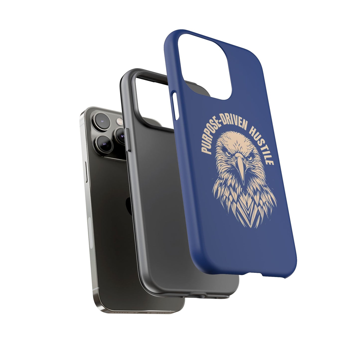 Purpose-Driven Hustle Phone Case - Eagle Design for iPhone 12 to iPhone 16