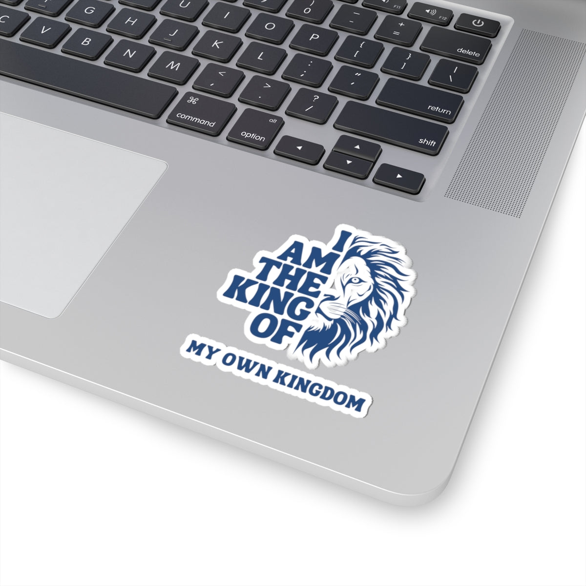King Design Sticker – Durable Kiss-Cut, Glossy Finish, Scratch-Resistant