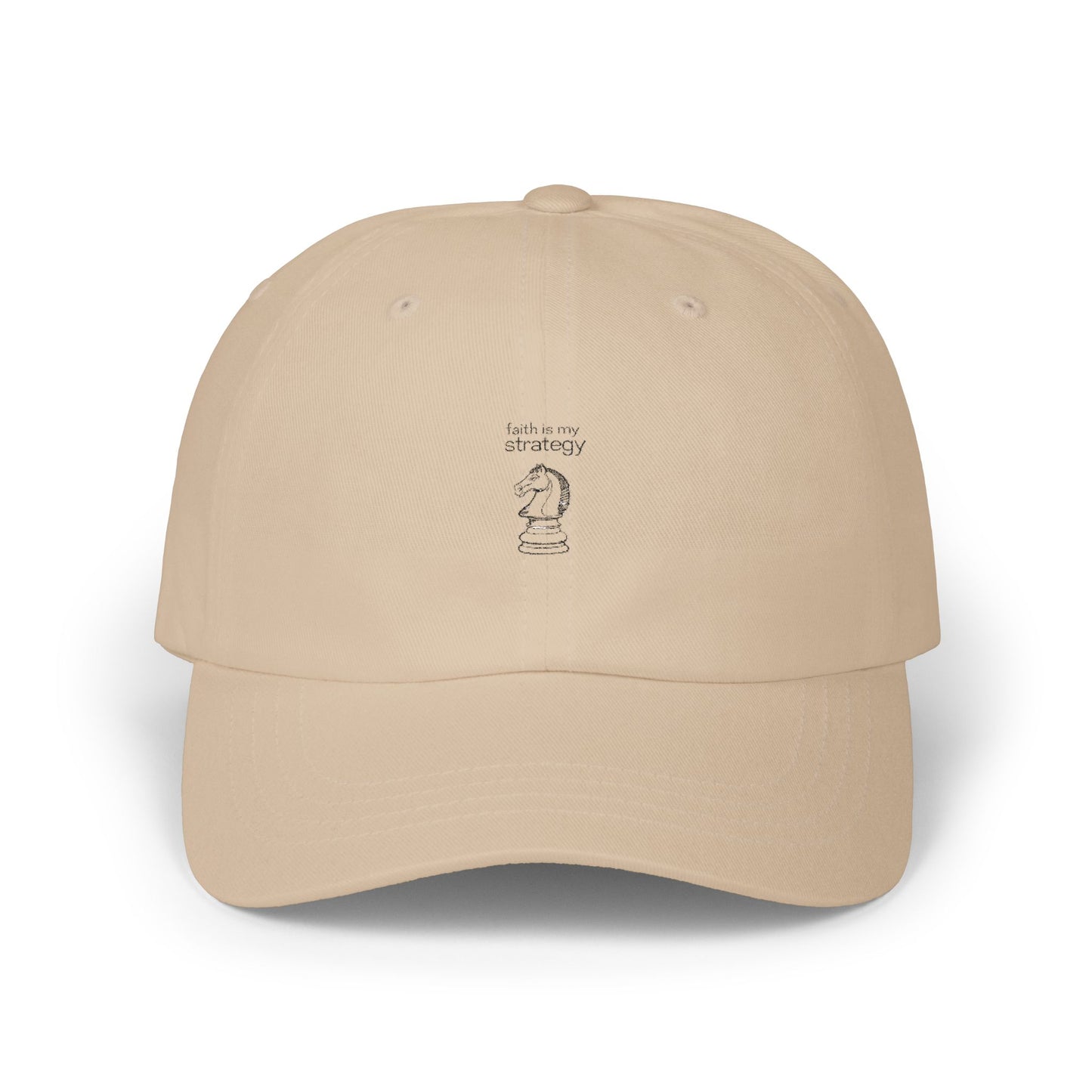 Faith Is My Strategy Dad Cap – Classic Adjustable Baseball Hat for Casual & Streetwear Style