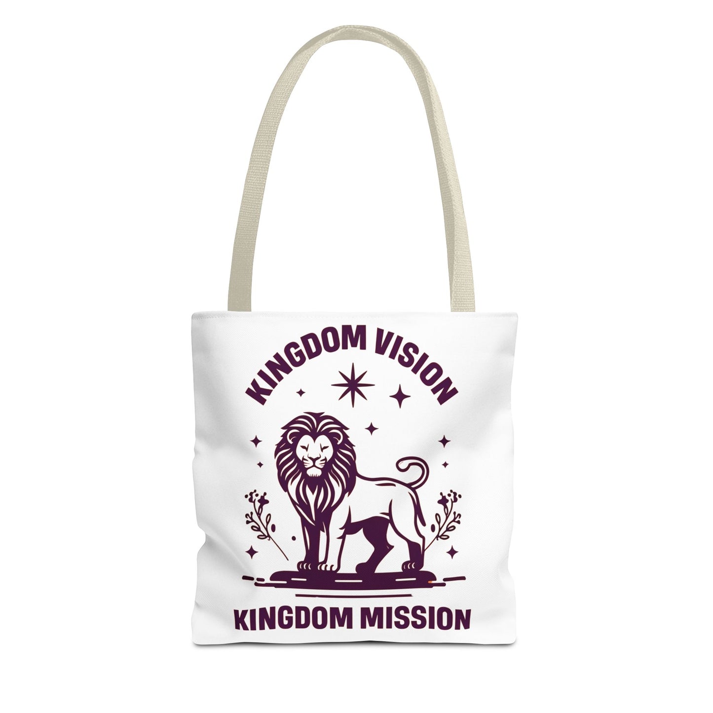 Kingdom Vision Lion Tote Bag β Durable Canvas Bag with Bold & Empowering Design