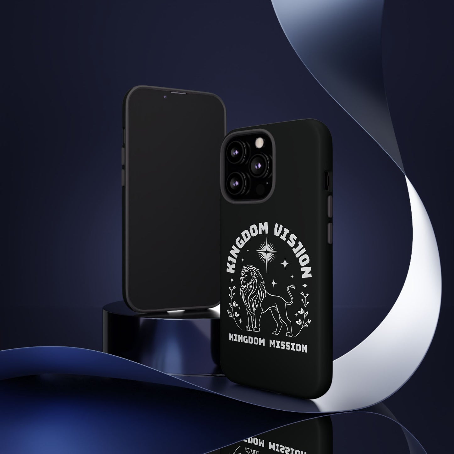 Kingdom Vision Phone Case - Inspirational Lion Design for iPhone 12 to iPhone 16