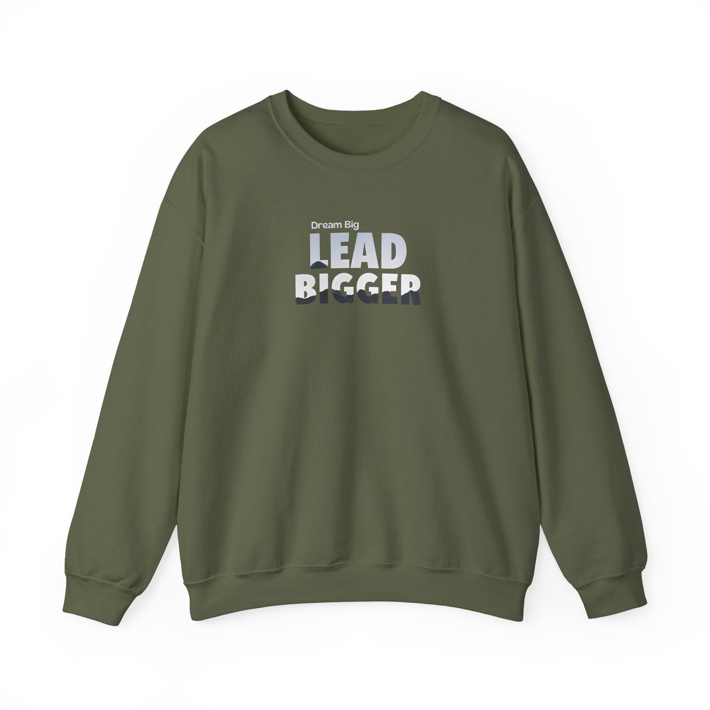 Lead Bigger Crewneck Sweatshirt – Premium Fleece, Classic Fit, Casual & Streetwear Style