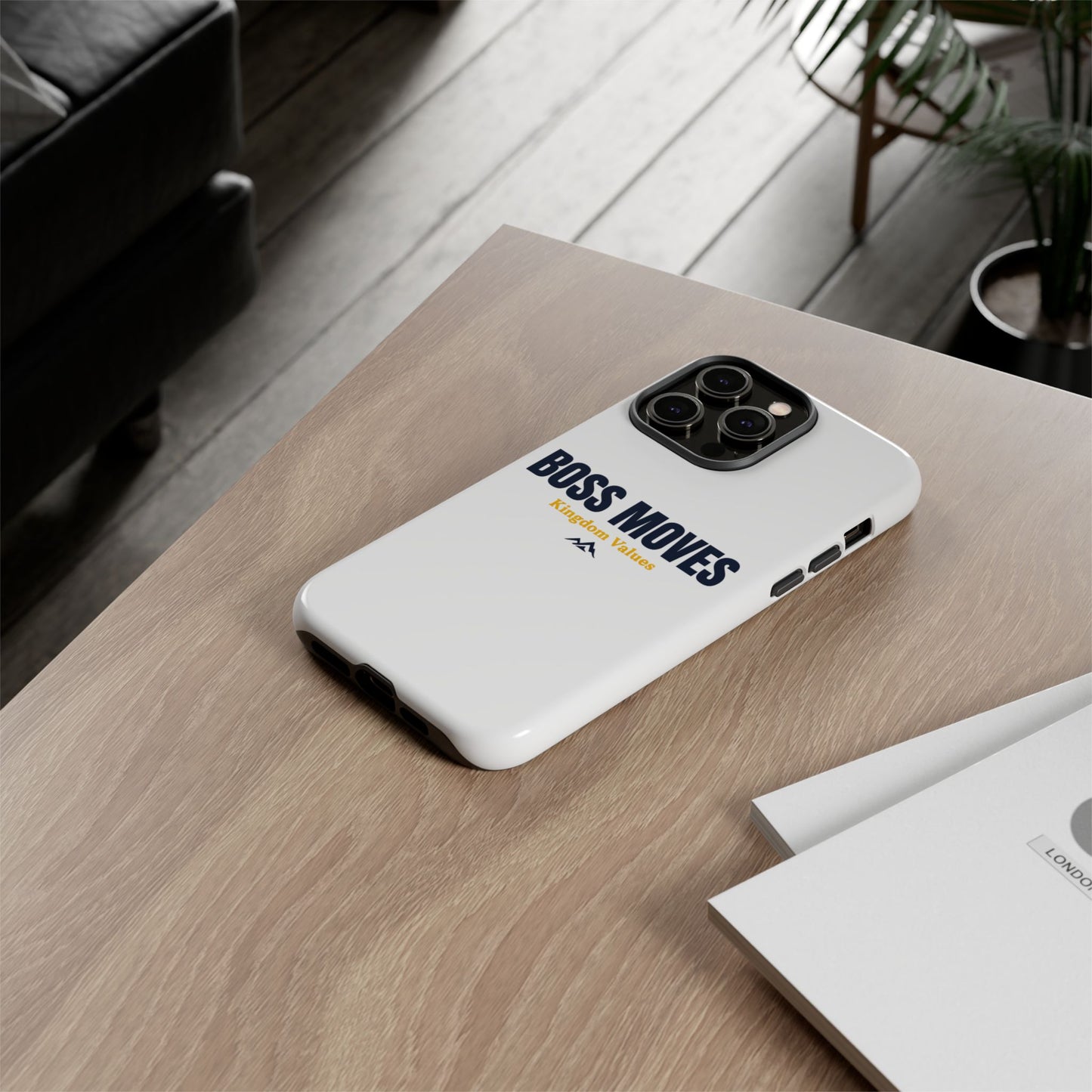 Boss Moves Phone Case - Kingdom Values Design for iPhone 12 to iPhone 16