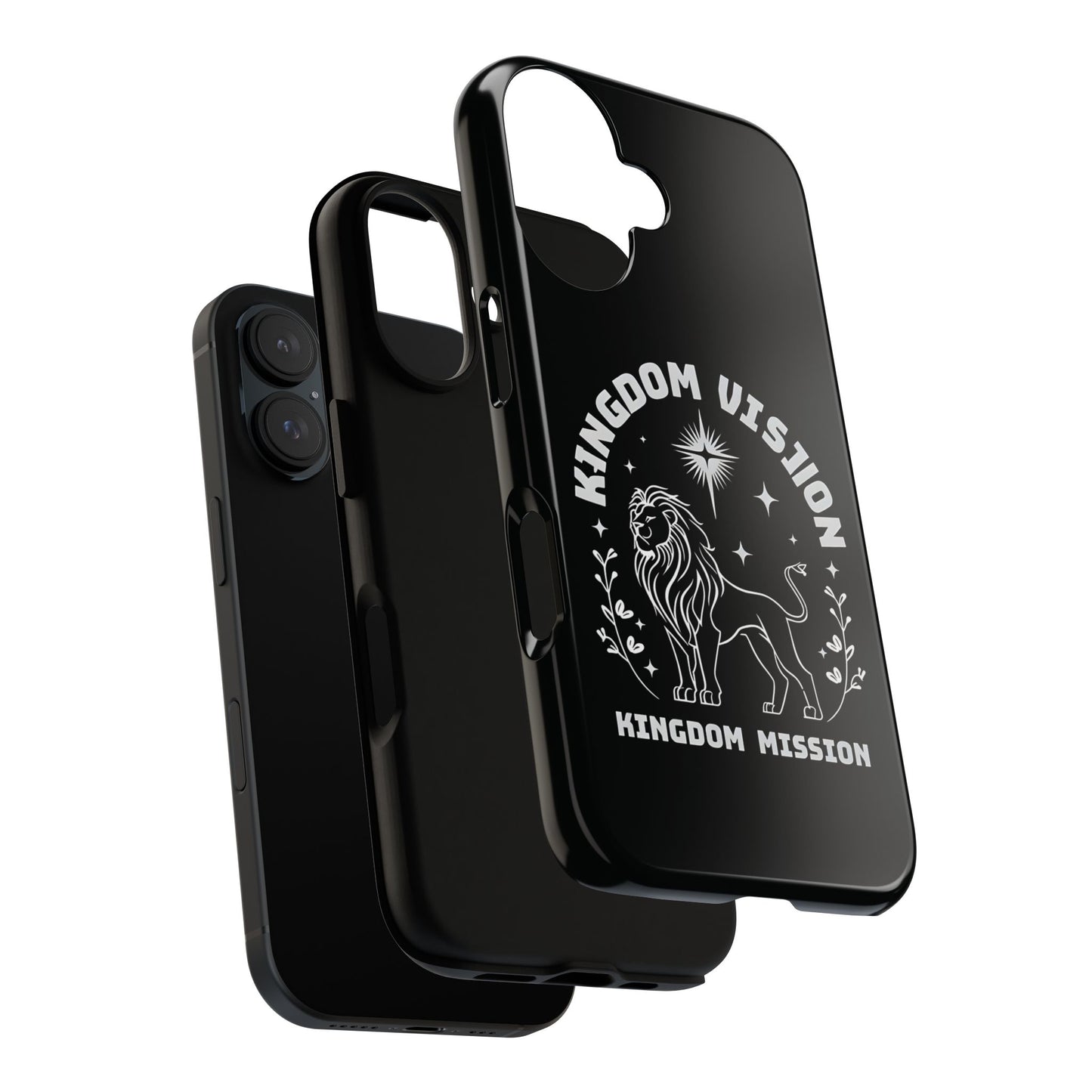 Kingdom Vision Phone Case - Inspirational Lion Design for iPhone 12 to iPhone 16
