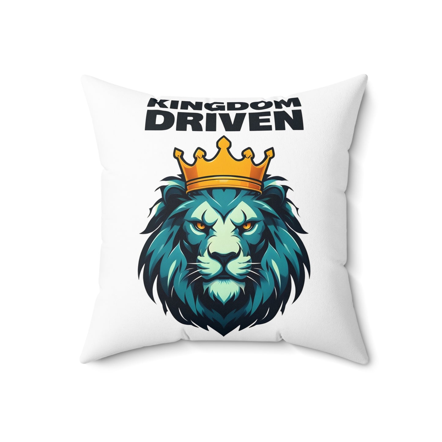 Kingdom Driven Soft & Durable Square Pillow – Plush Polyester Cushion for Home & Office Decor