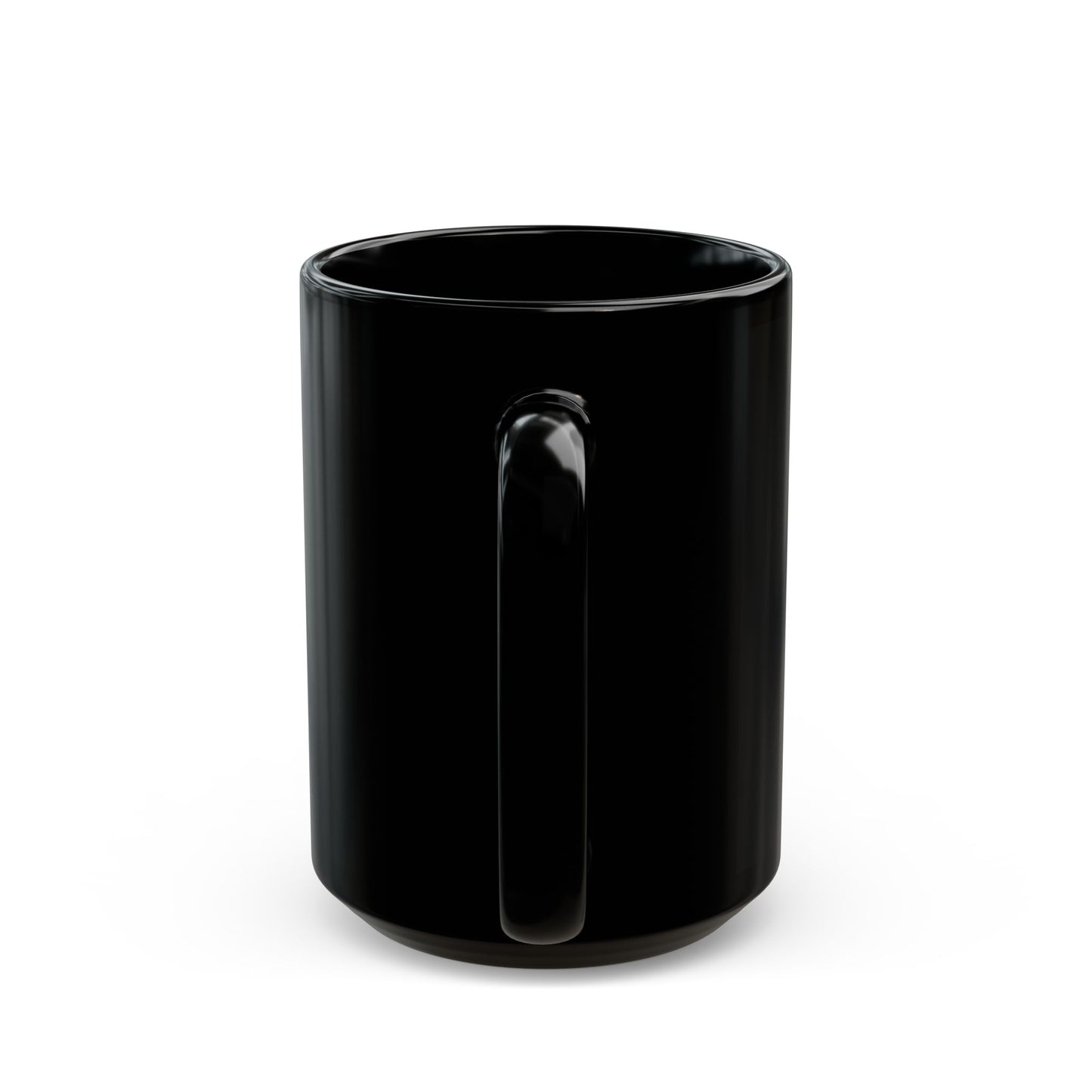 Kingdom Driven Black Ceramic Mug – Inspirational Lion Design – Christian Leadership Coffee Cup – 11oz & 15oz