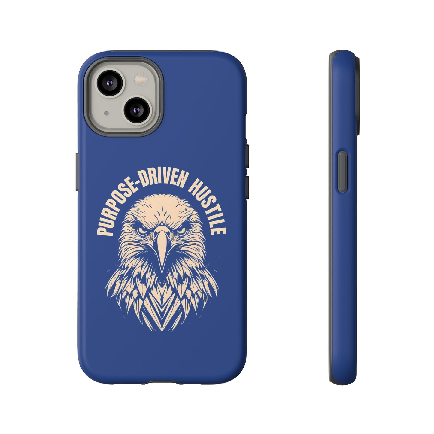 Purpose-Driven Hustle Phone Case - Eagle Design for iPhone 12 to iPhone 16