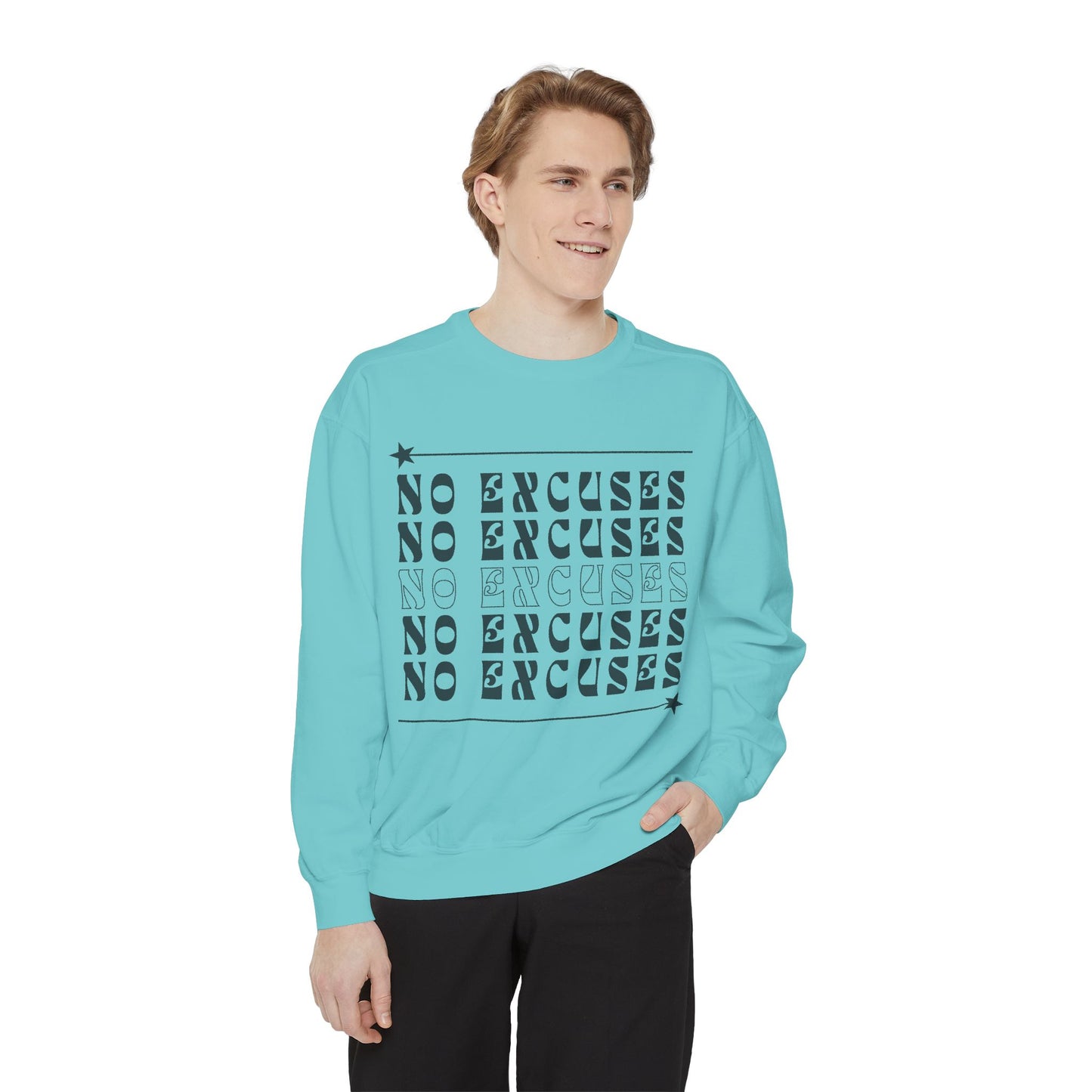 No Excuses Unisex Heavyweight Sweatshirt – Soft, Warm & Durable for Everyday Comfort