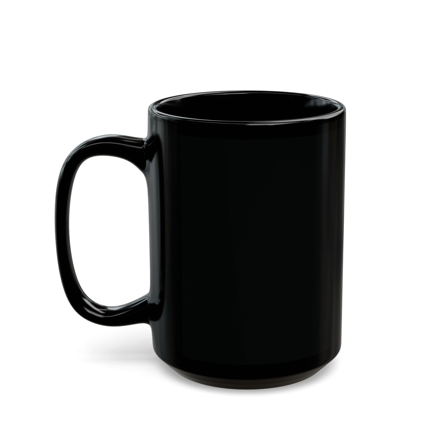 Create with Purpose Black Ceramic Coffee Mug – Faith-Inspired Design – 11oz & 15oz Cup for Home, Office, Gifts
