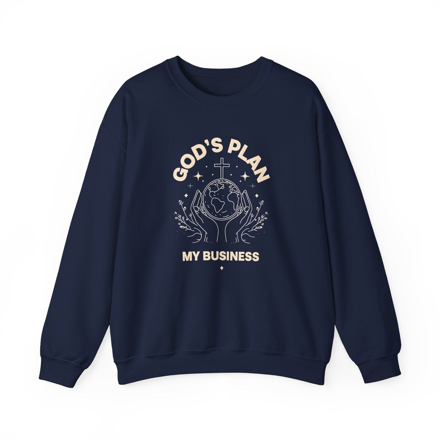 God's Plan Crewneck Sweatshirt – Soft & Cozy Unisex Pullover for Casual & Streetwear Style