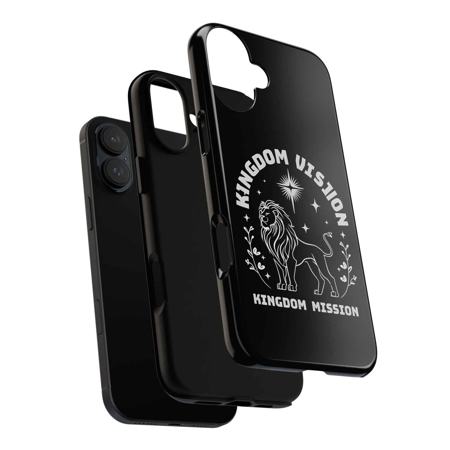 Kingdom Vision Phone Case - Inspirational Lion Design for iPhone 12 to iPhone 16