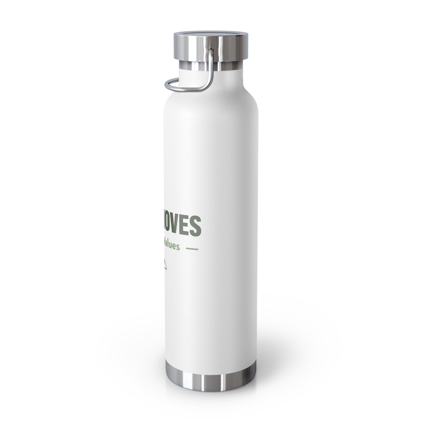 Boss Moves Insulated Water Bottle – Copper Vacuum 22oz Stainless Steel Bottle for Hot & Cold Drinks