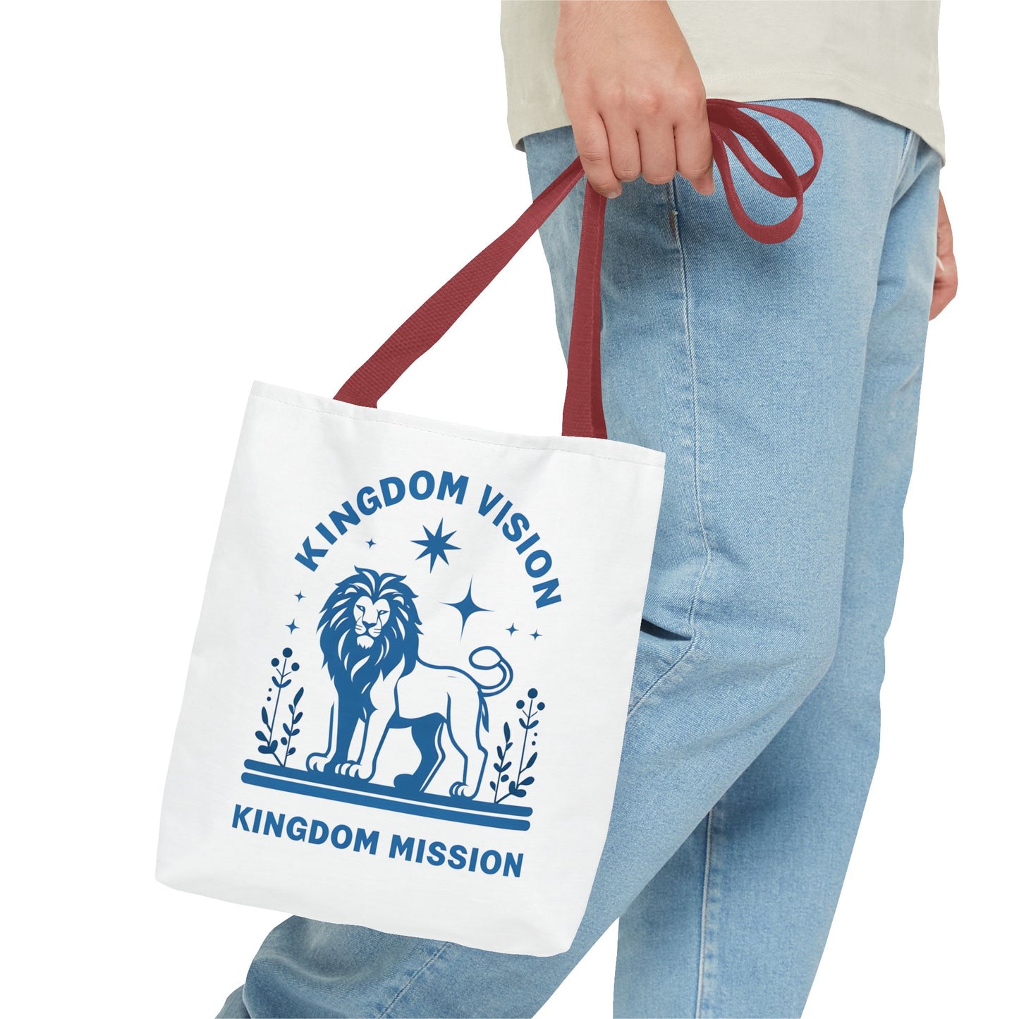 Kingdom Vision Lion Tote Bag β Durable Canvas Bag with Bold & Empowering Design