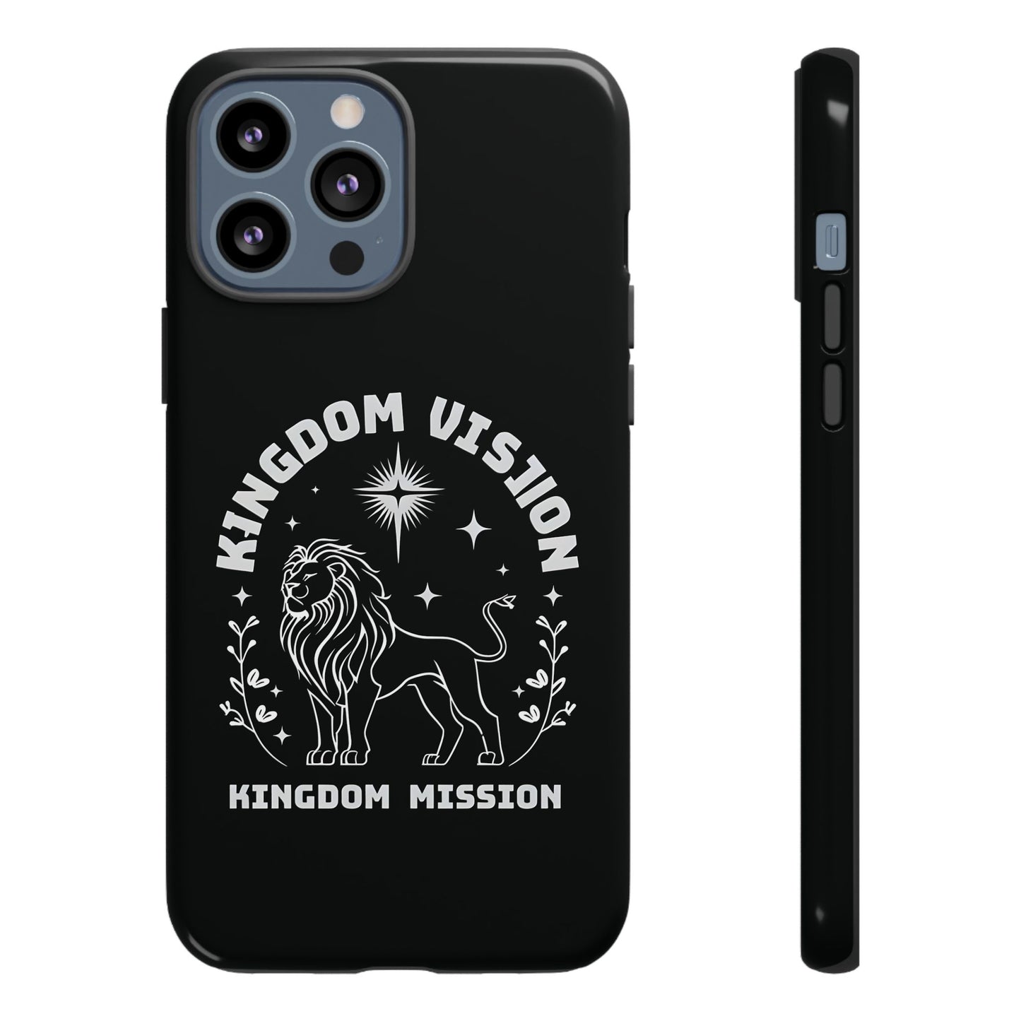 Kingdom Vision Phone Case - Inspirational Lion Design for iPhone 12 to iPhone 16
