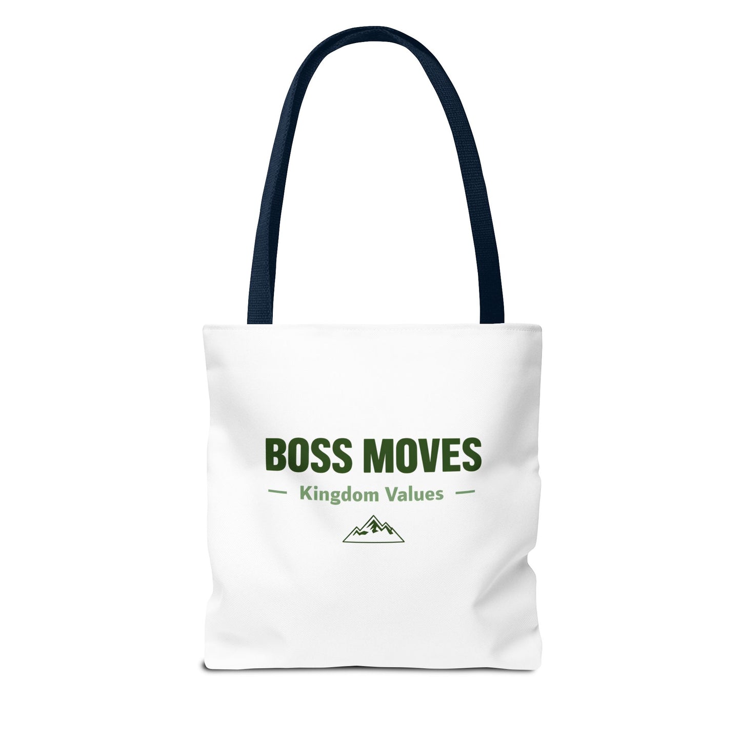 Boss Moves Tote Bag β Durable Canvas Bag with Empowering Kingdom Values Design for Everyday Use