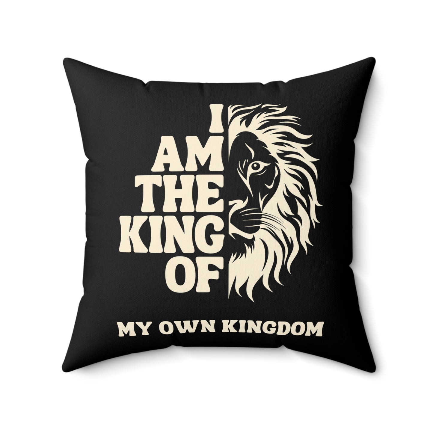 King Design Soft & Durable Square Pillow – Plush Polyester Cushion for Home & Office Decor