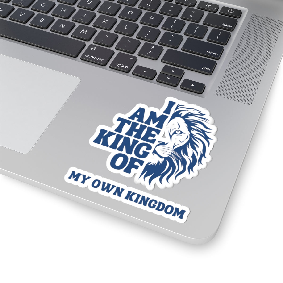 King Design Sticker – Durable Kiss-Cut, Glossy Finish, Scratch-Resistant
