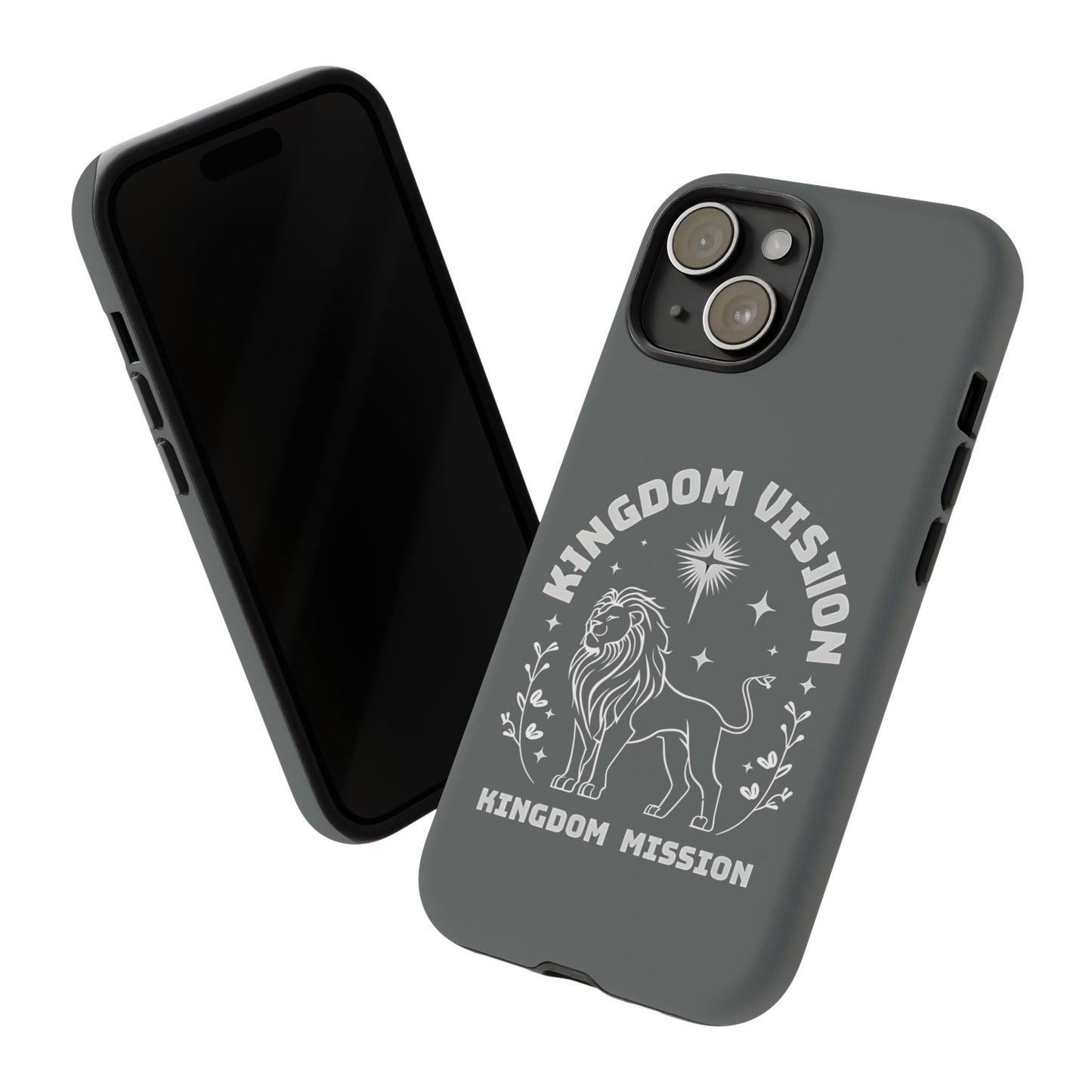 Kingdom Vision Phone Case - Inspirational Lion Design for iPhone 12 to iPhone 16