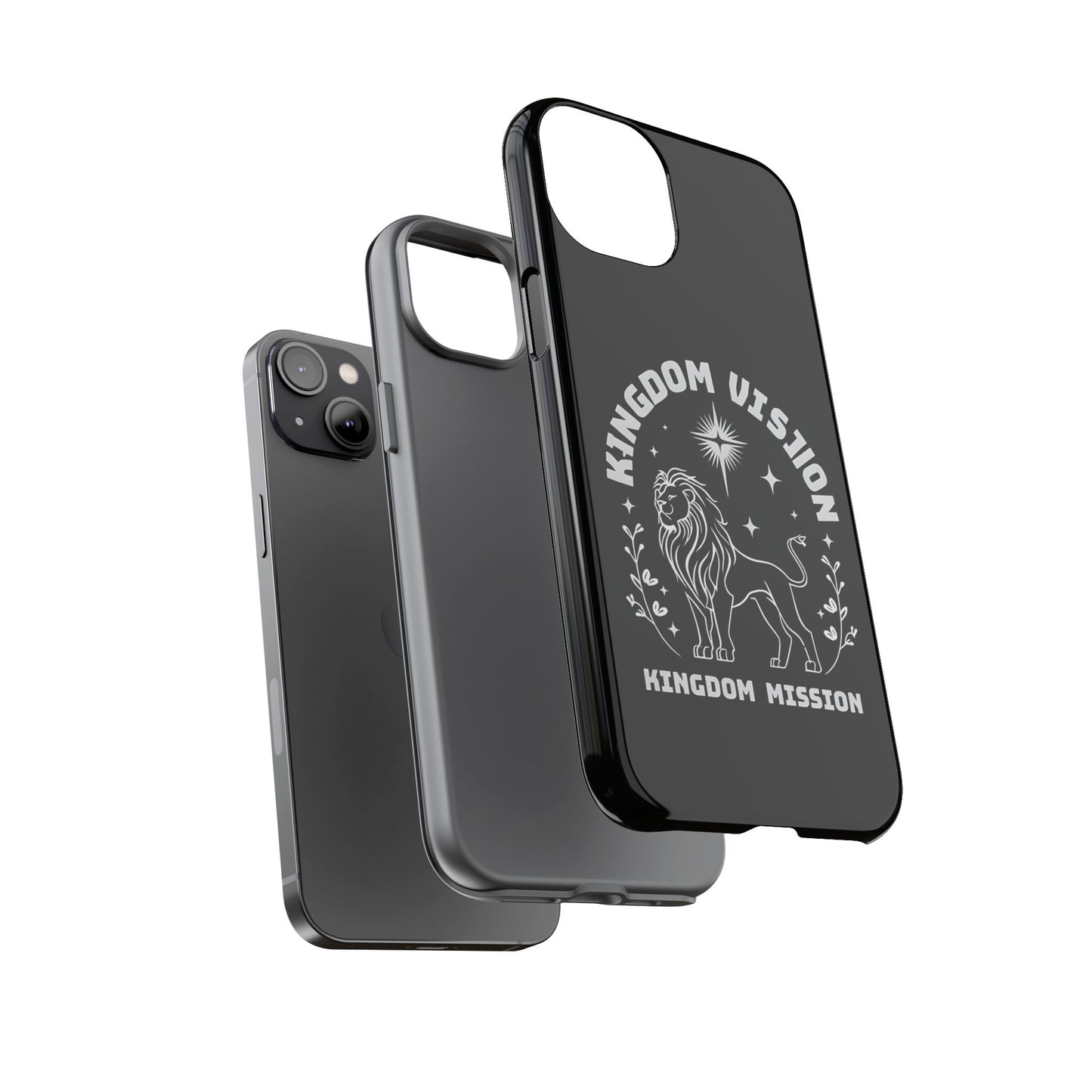 Kingdom Vision Phone Case - Inspirational Lion Design for iPhone 12 to iPhone 16