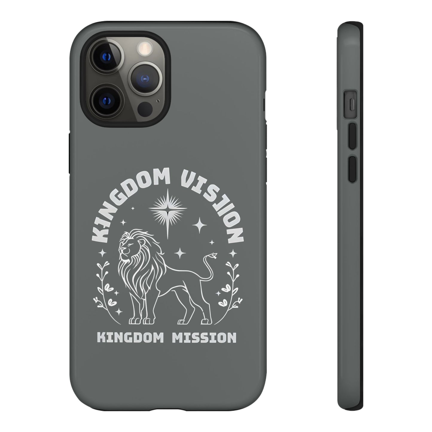 Kingdom Vision Phone Case - Inspirational Lion Design for iPhone 12 to iPhone 16