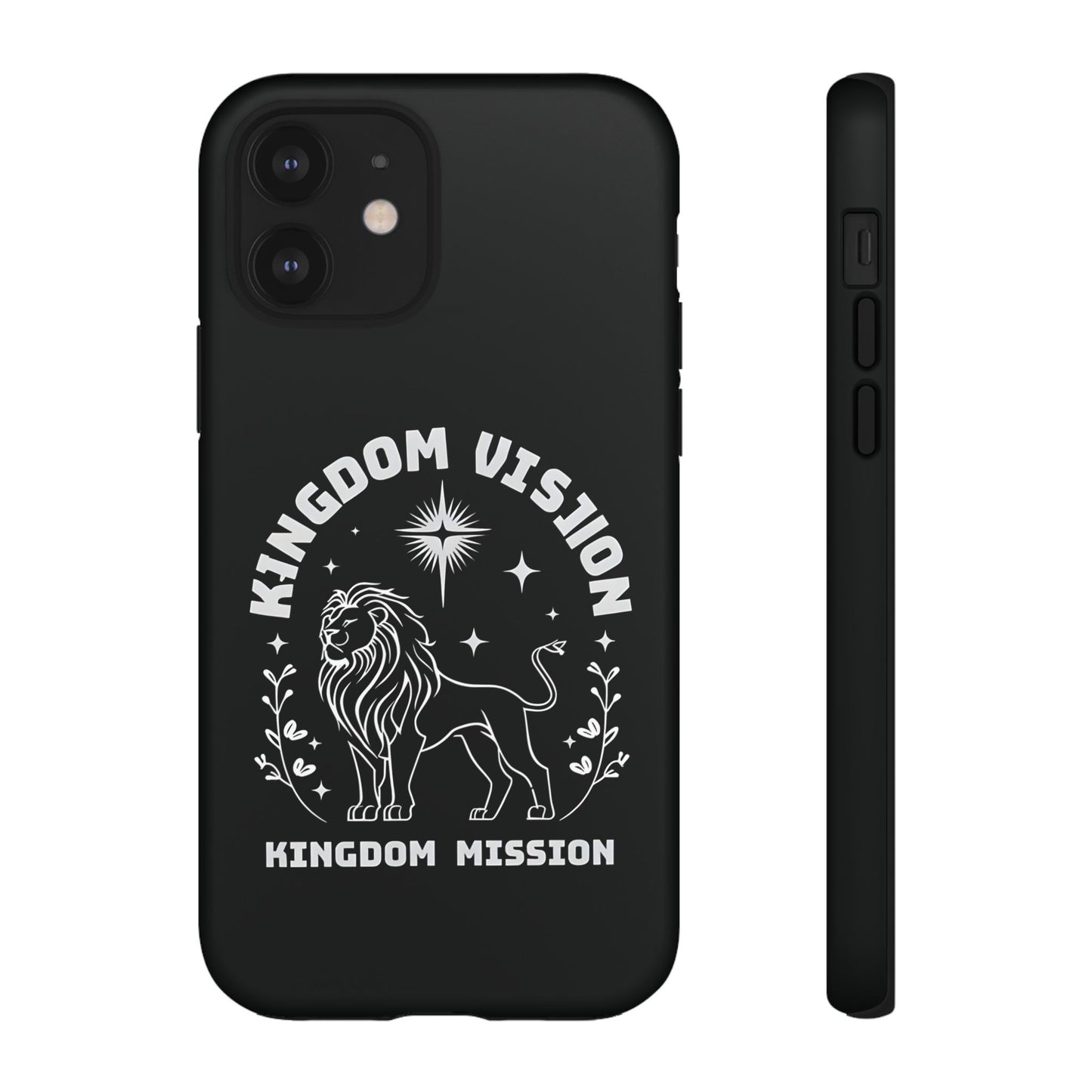 Kingdom Vision Phone Case - Inspirational Lion Design for iPhone 12 to iPhone 16