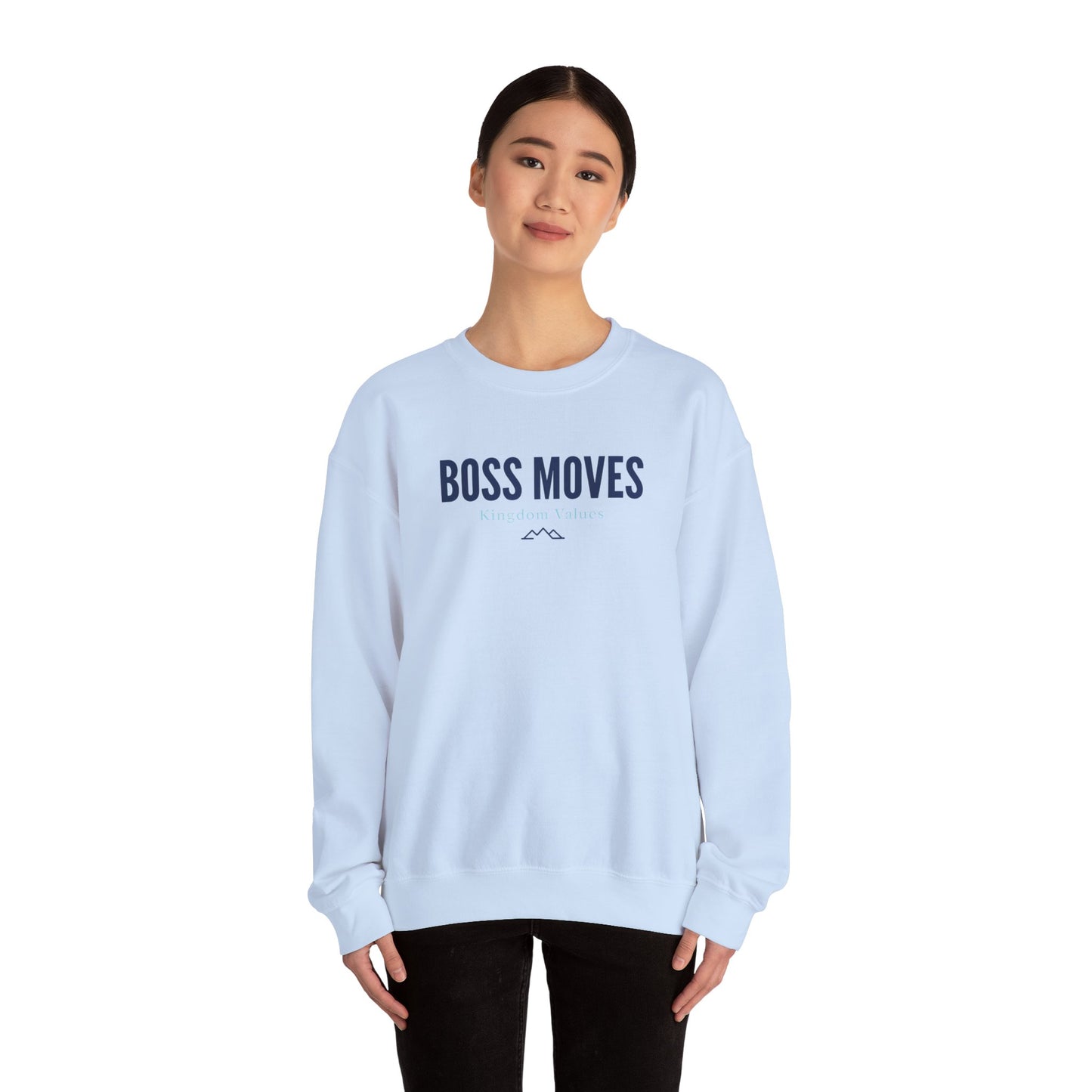 Boss Moves Crewneck Sweatshirt – Soft & Cozy Unisex Pullover for Casual & Streetwear Style