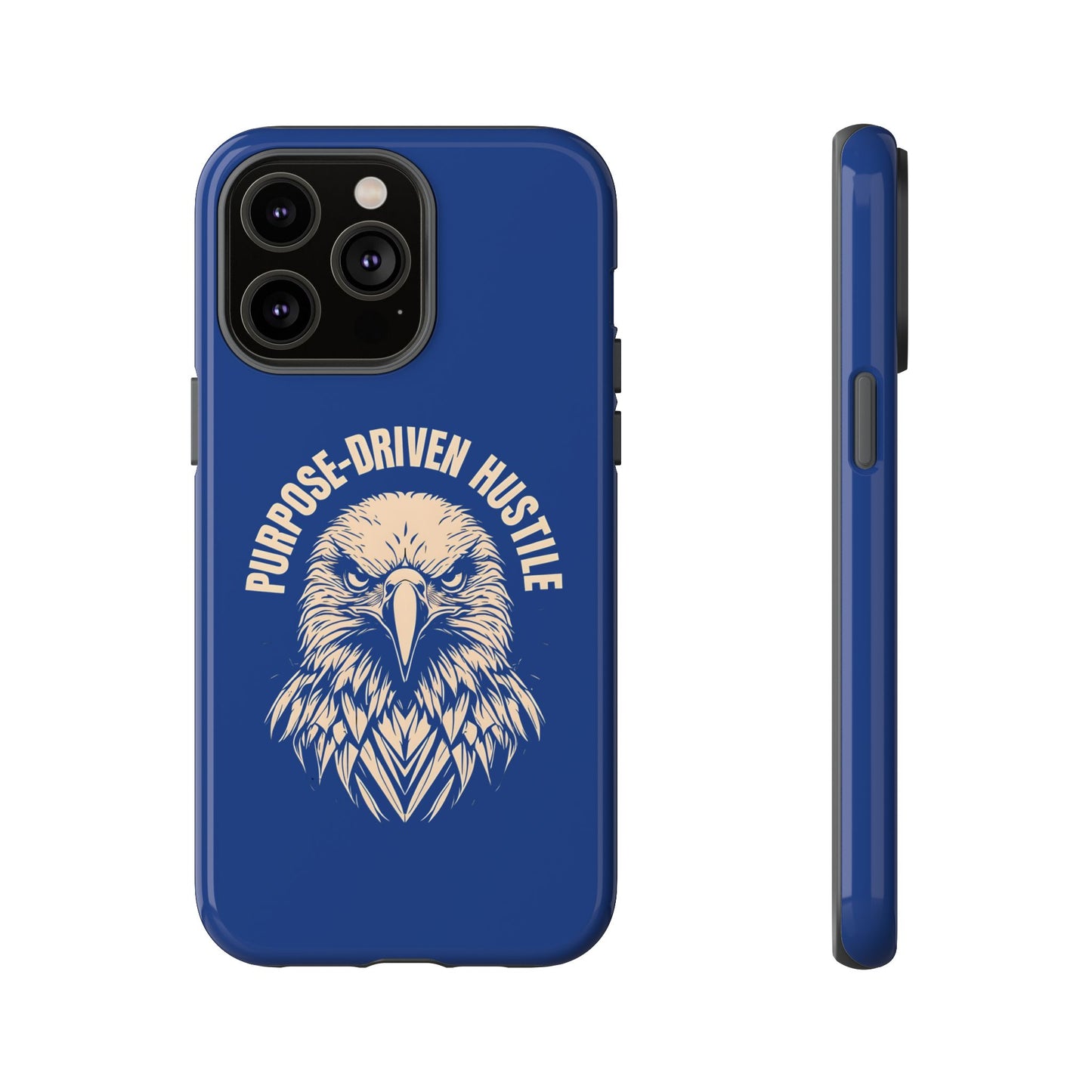Purpose-Driven Hustle Phone Case - Eagle Design for iPhone 12 to iPhone 16