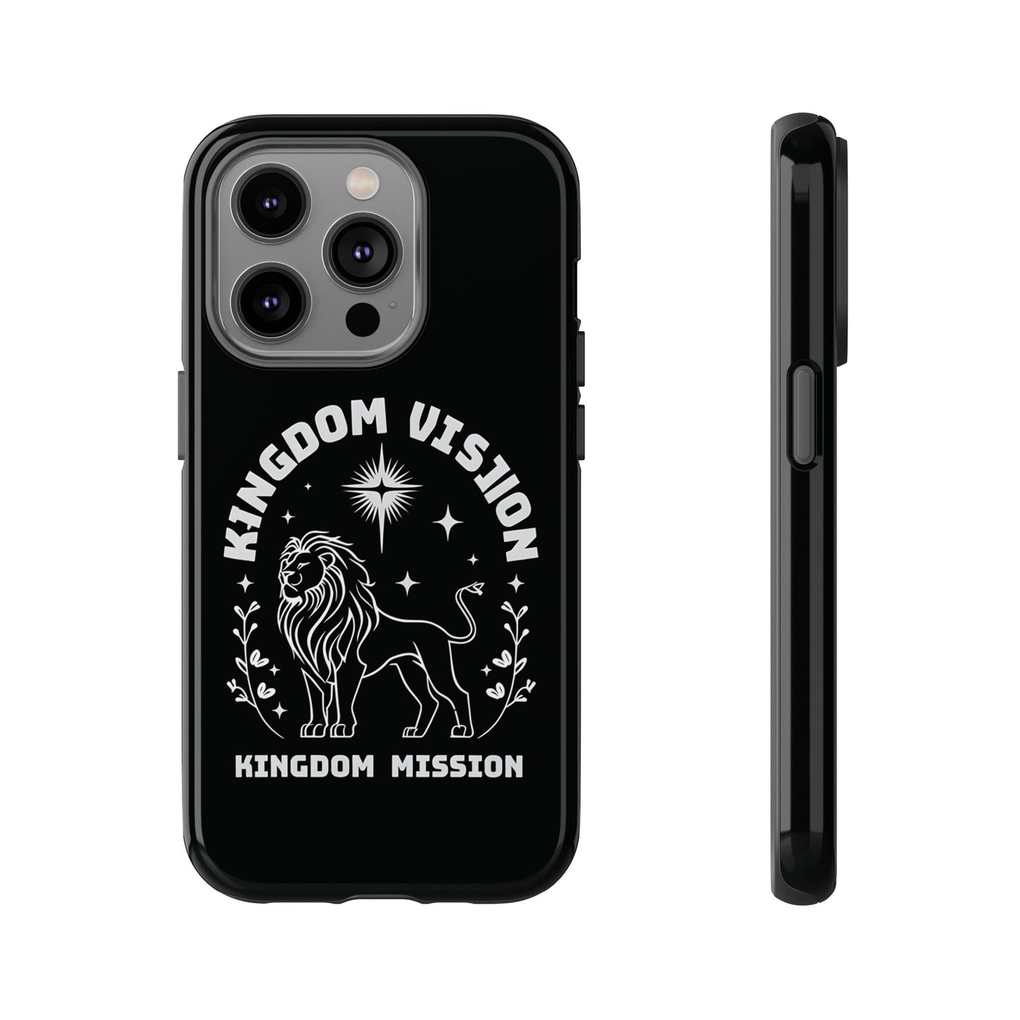 Kingdom Vision Phone Case - Inspirational Lion Design for iPhone 12 to iPhone 16