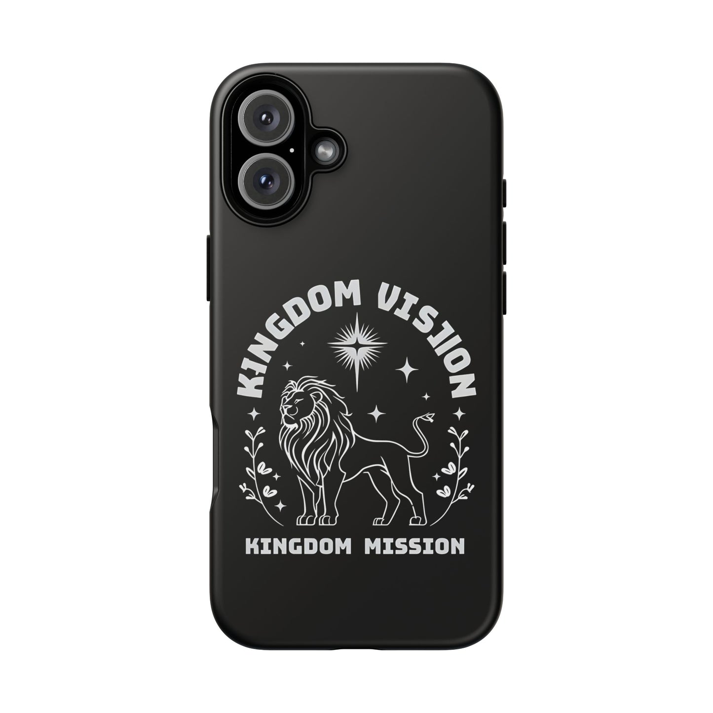 Kingdom Vision Phone Case - Inspirational Lion Design for iPhone 12 to iPhone 16
