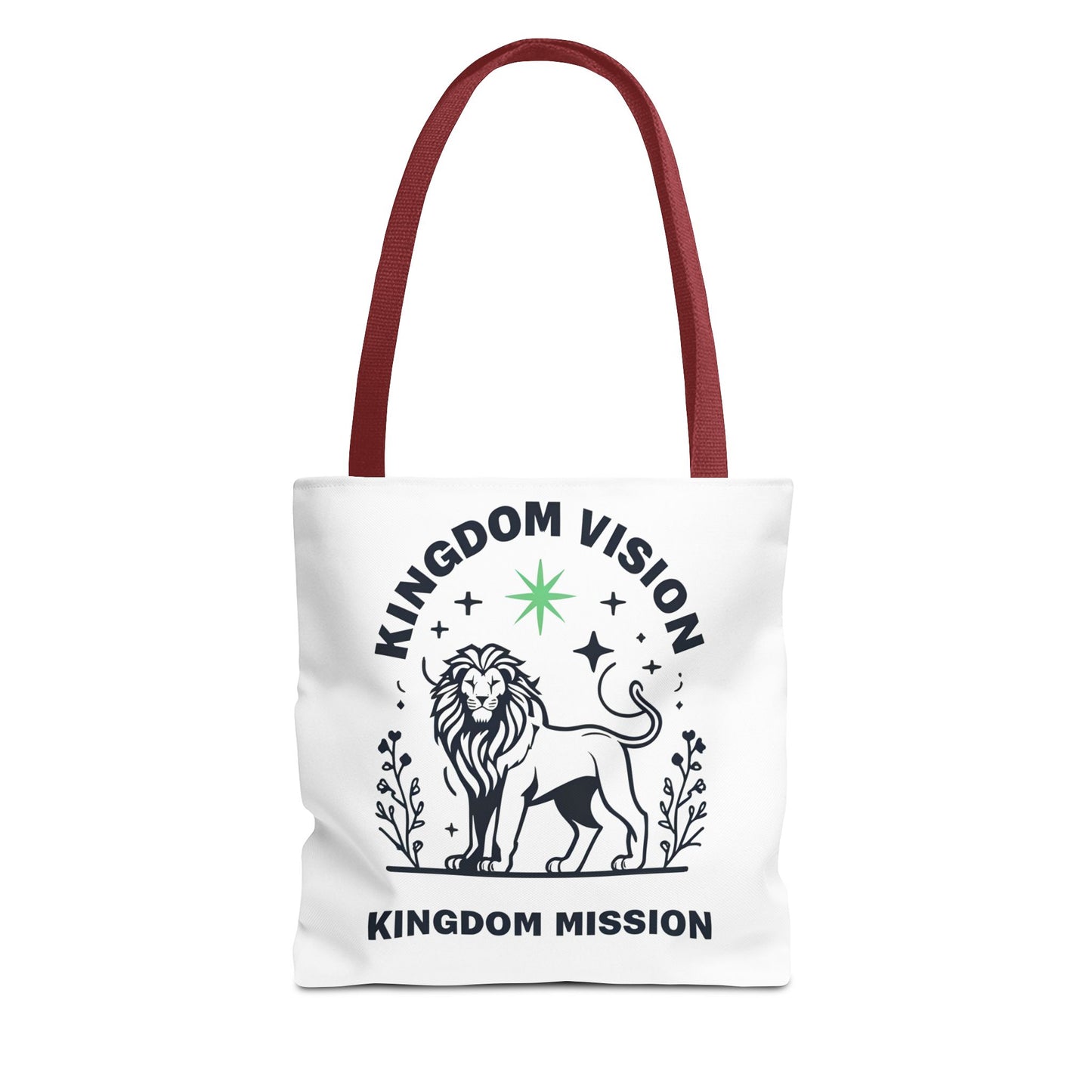 Kingdom Vision Lion Tote Bag β Durable Canvas Bag with Bold & Empowering Design