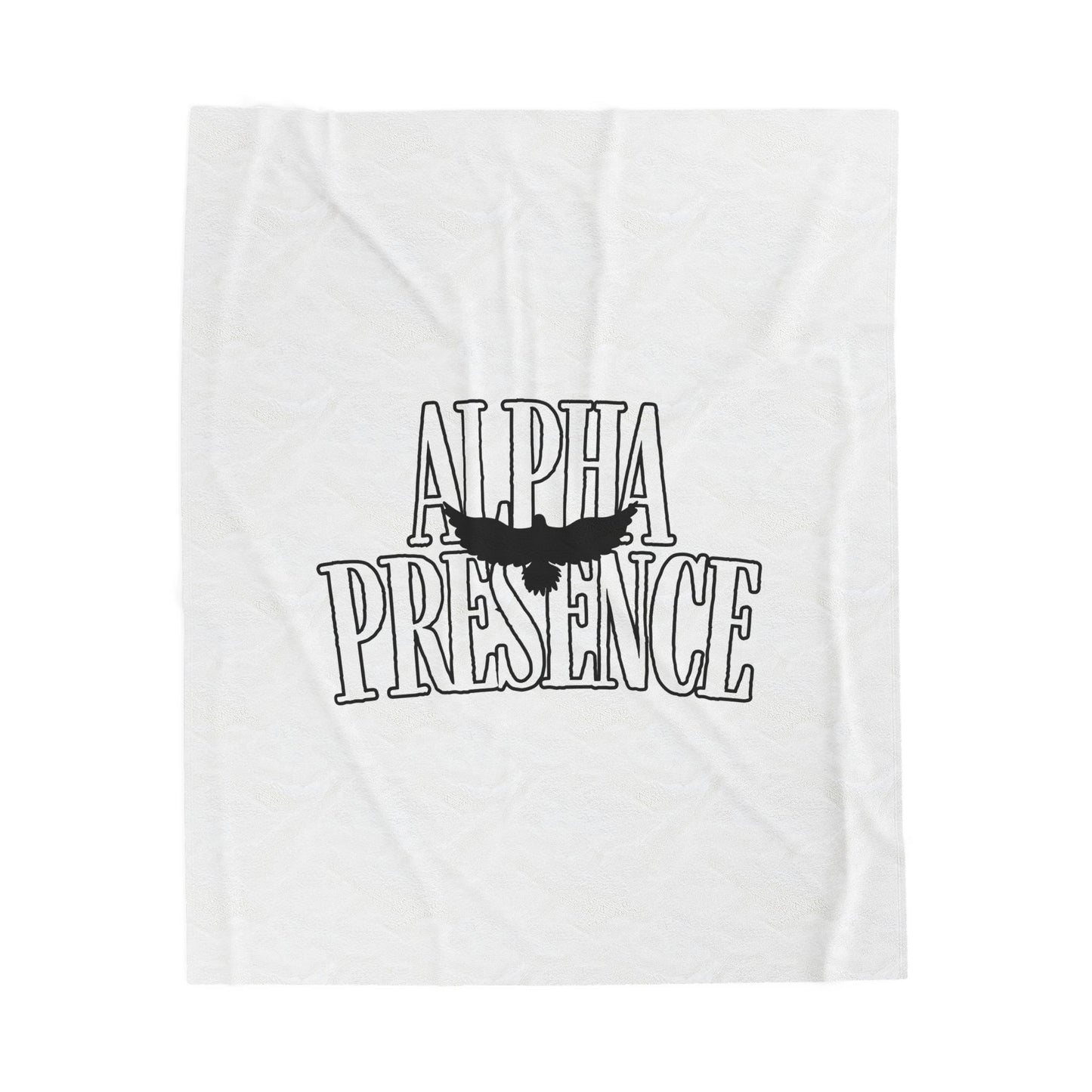 Alpha Presence Plush Blanket (WOW) | Cozy Home Decor, Relaxation Blanket