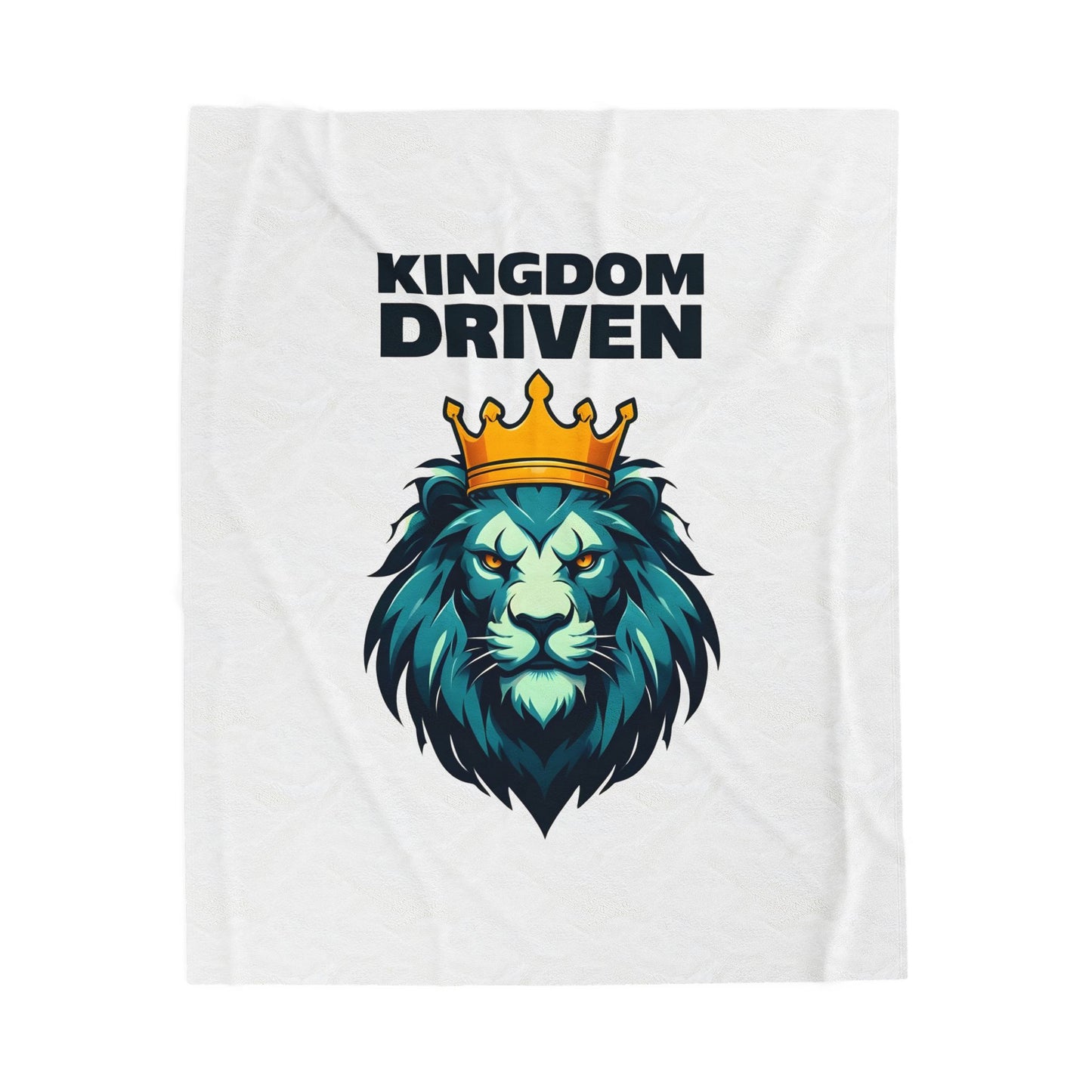 Kingdom Driven Velveteen Plush Blanket – Ultra-Soft, Warm & Durable for Home & Gifts