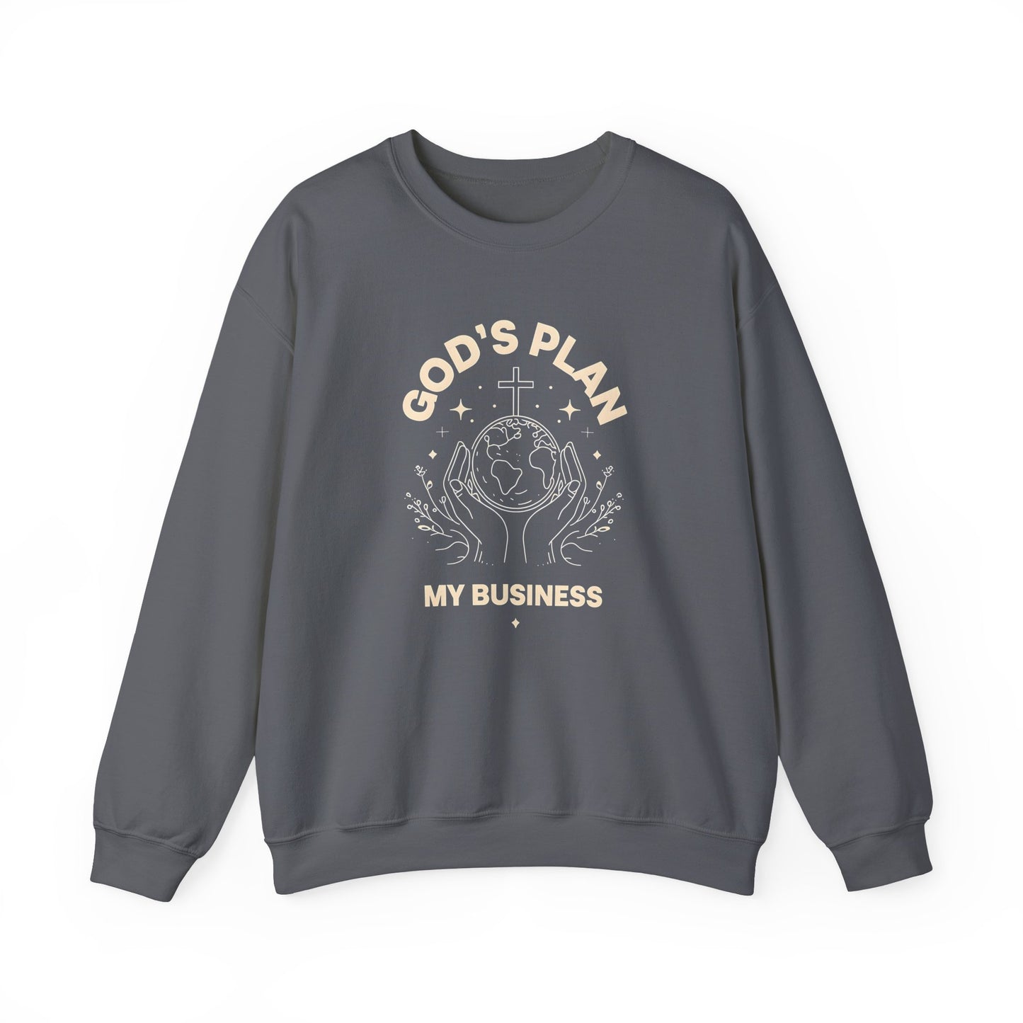 God's Plan Crewneck Sweatshirt – Soft & Cozy Unisex Pullover for Casual & Streetwear Style