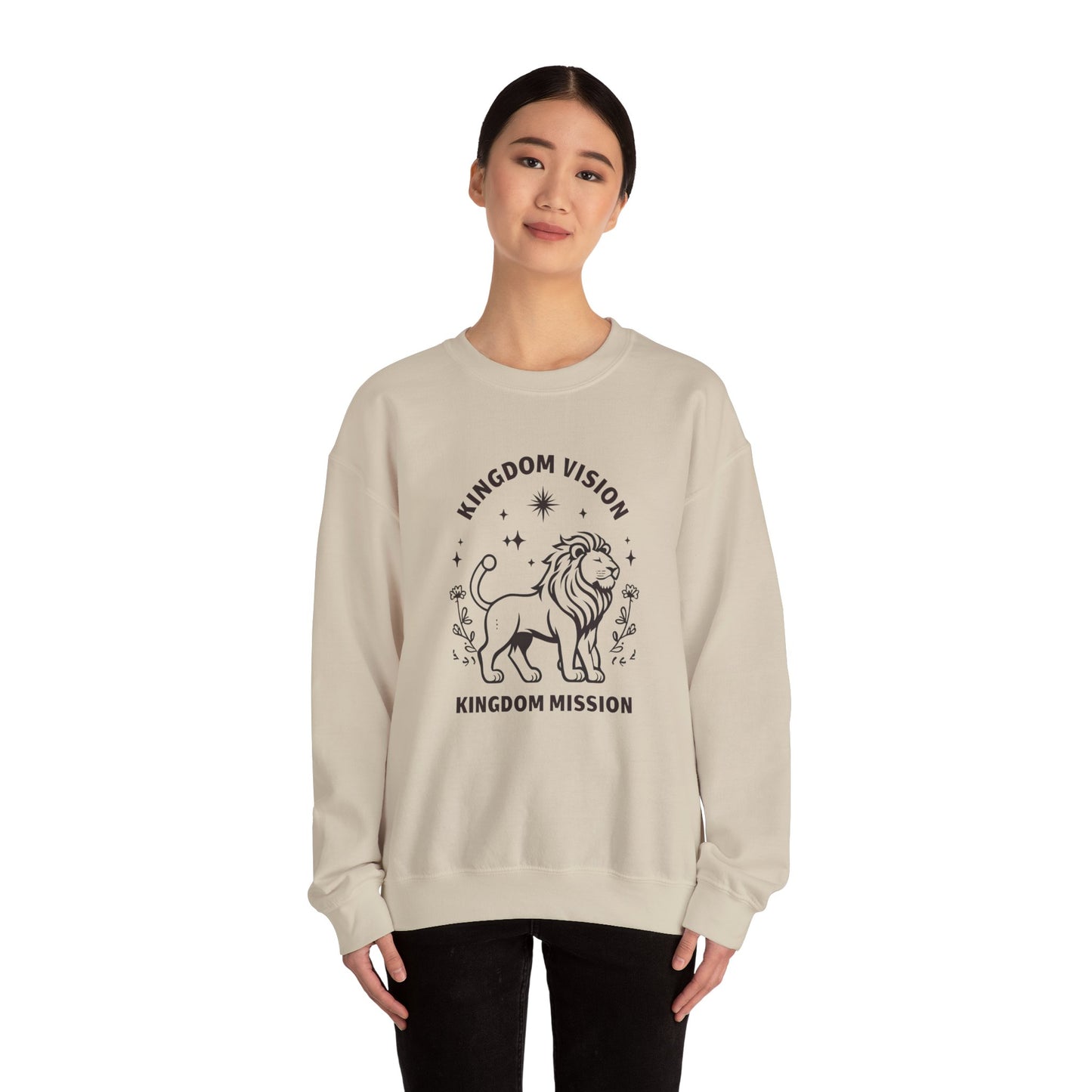 Kingdom Vision Crewneck Sweatshirt – Soft Fleece, Cozy Fit, Everyday Streetwear