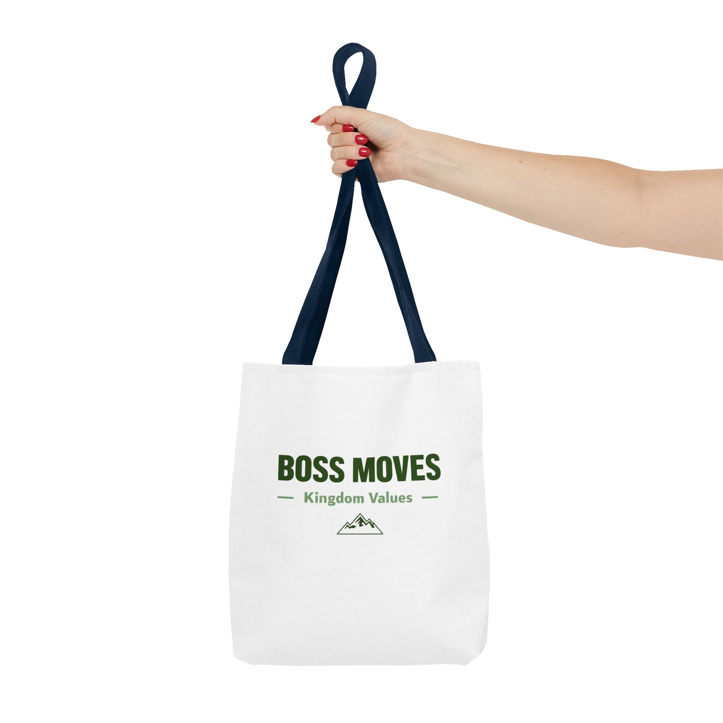 Boss Moves Tote Bag β Durable Canvas Bag with Empowering Kingdom Values Design for Everyday Use