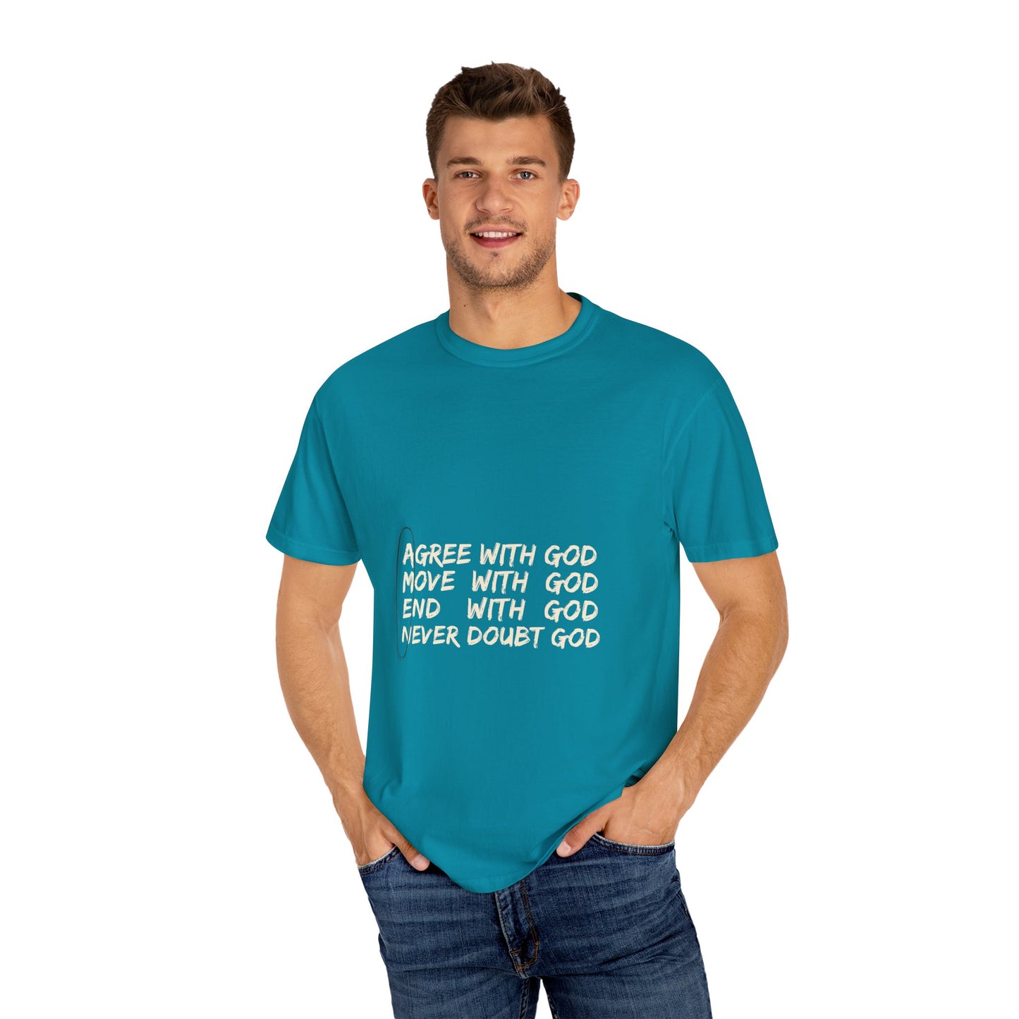A.M.E.N. Unisex Garment-Dyed T-Shirt – Soft, Durable & Comfortable Everyday Wear