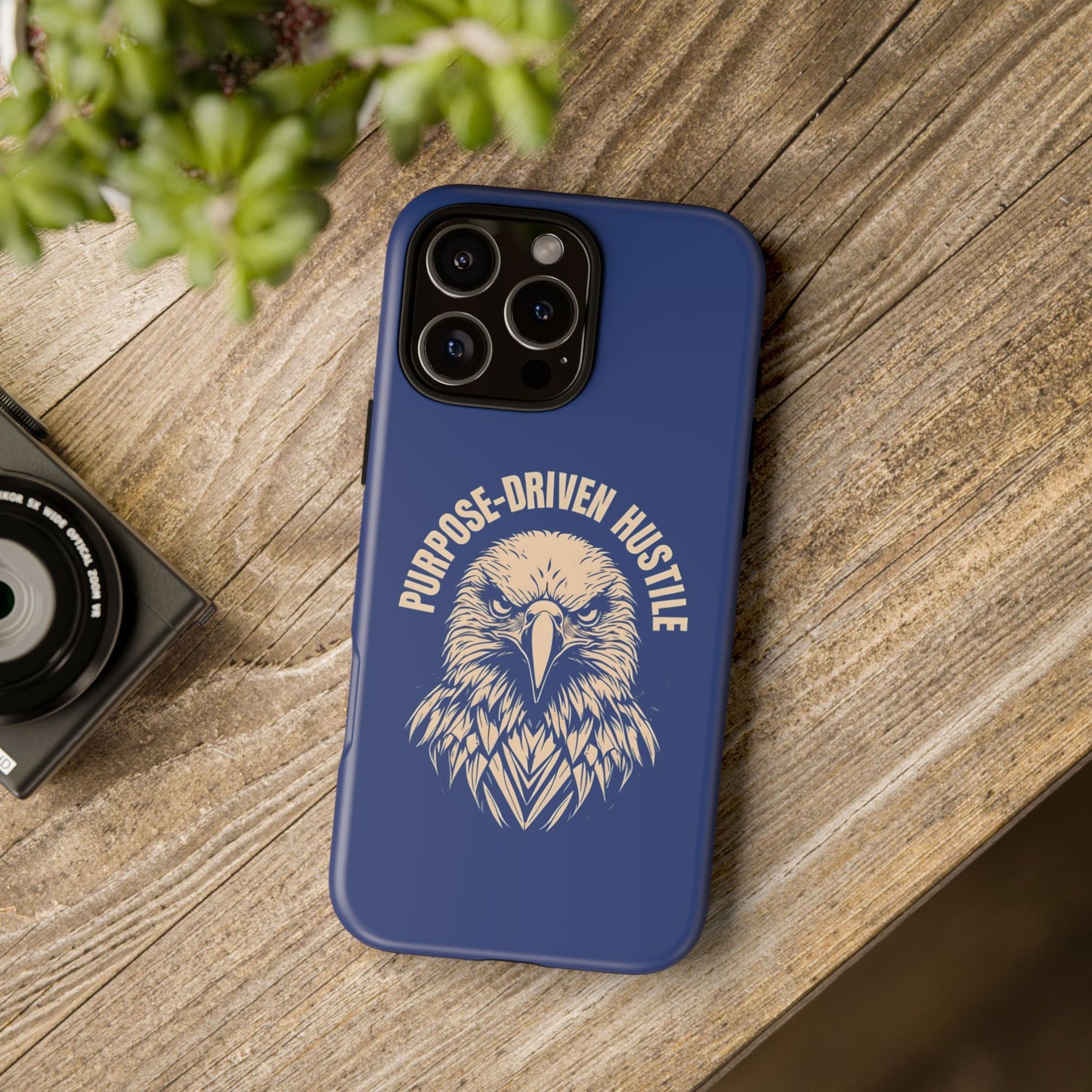 Purpose-Driven Hustle Phone Case - Eagle Design for iPhone 12 to iPhone 16