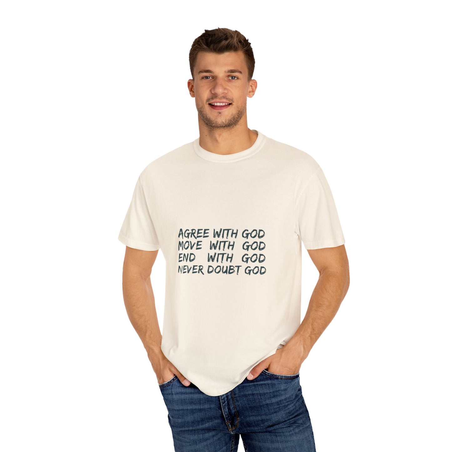 A.M.E.N. Unisex Garment-Dyed T-Shirt – Soft, Durable & Comfortable Everyday Wear